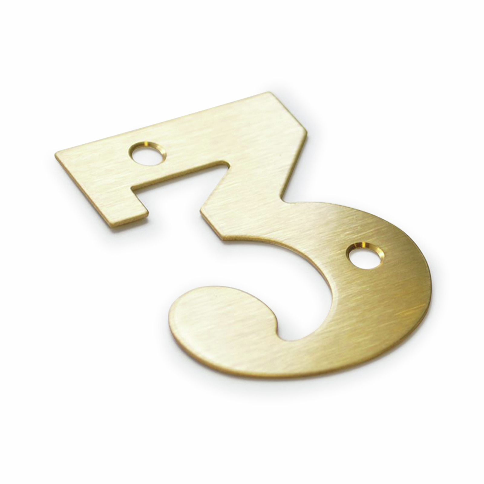 Sandleford 50mm Brass Numeral 3 Bunnings Australia