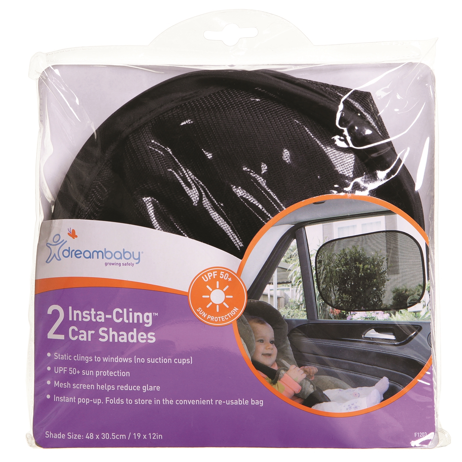 Dreambaby InstaCling Car Shade 2 Pack Bunnings Australia