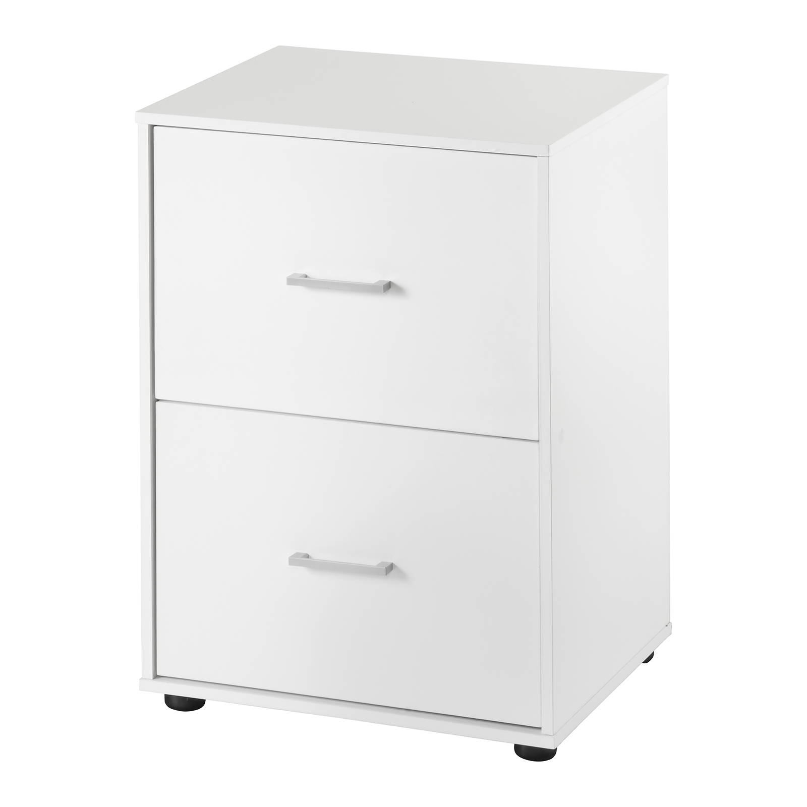 Maclaren Macey White 2 Drawer Filing Pedestal Storage