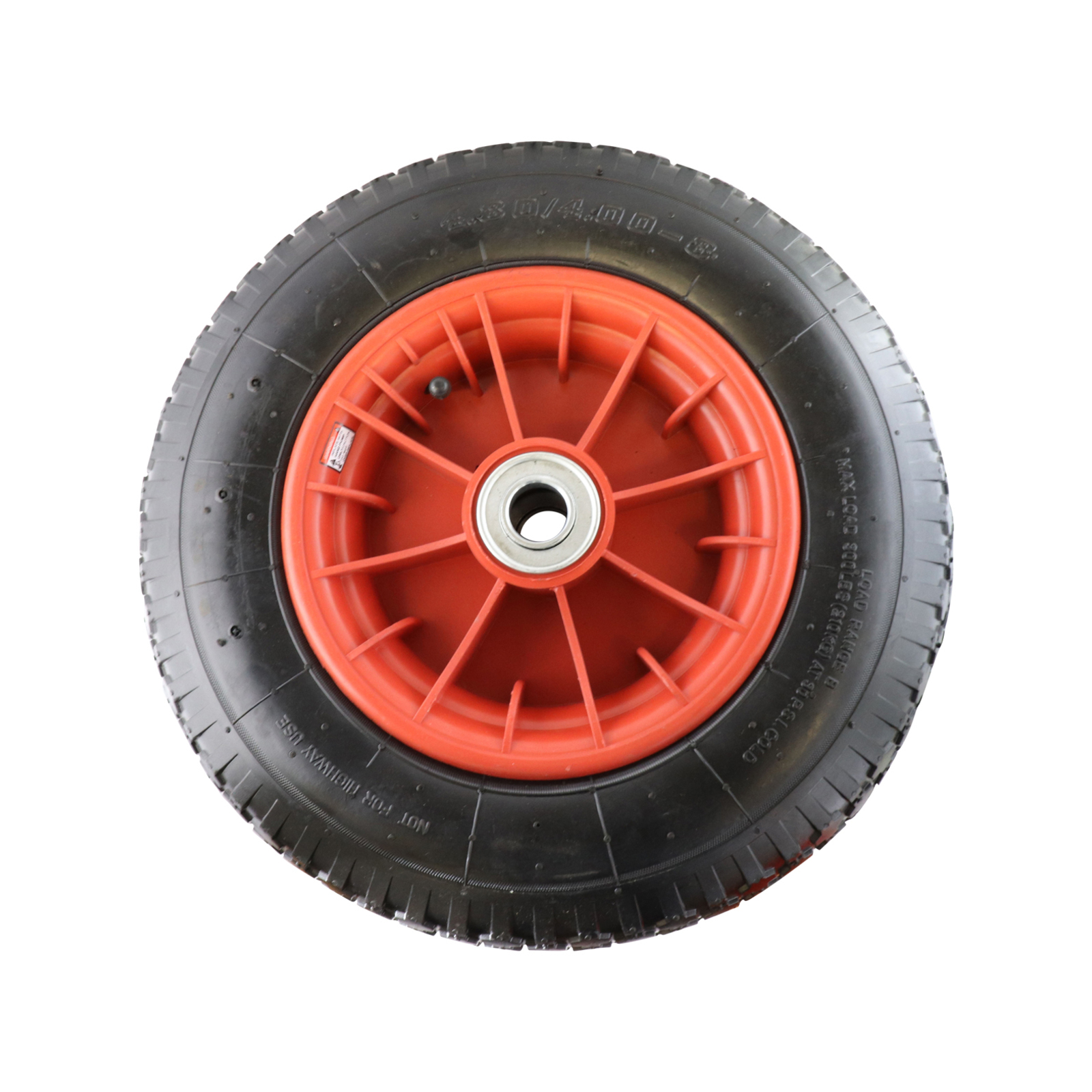 Easyroll 4.0 x 8" Wheelbarrow Wheel With 1" Axle Diameter Bunnings