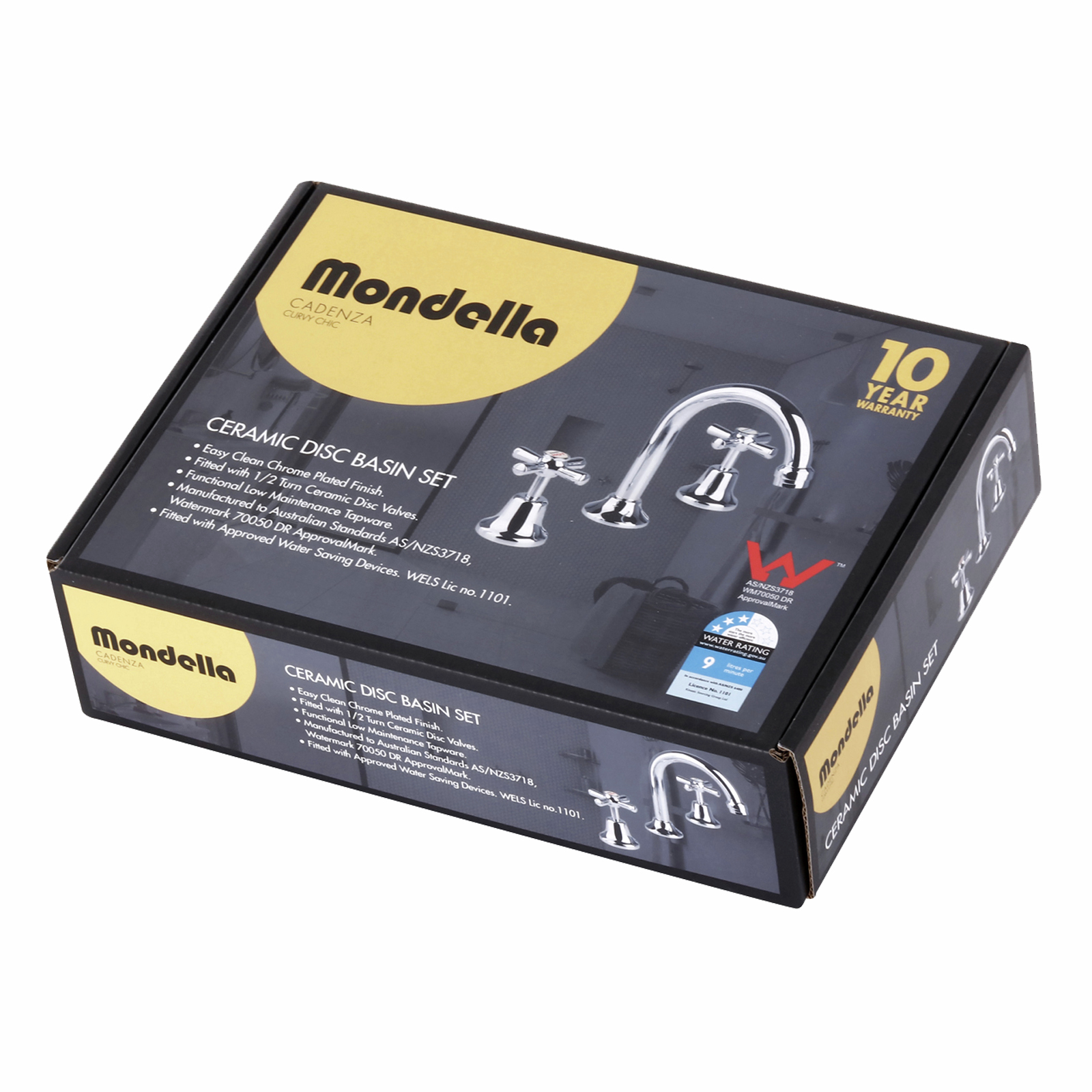 Mondella WELS 3 Star 9L/min Cadenza Basin Set Bunnings Australia