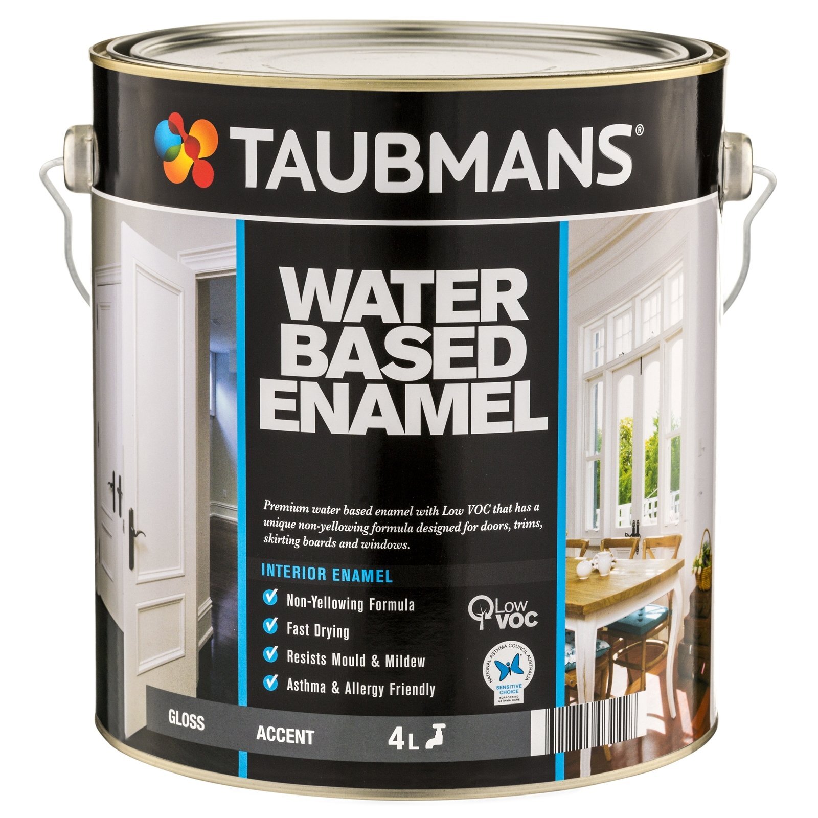 Taubmans 4L Accent Gloss Water Based Enamel Bunnings Australia