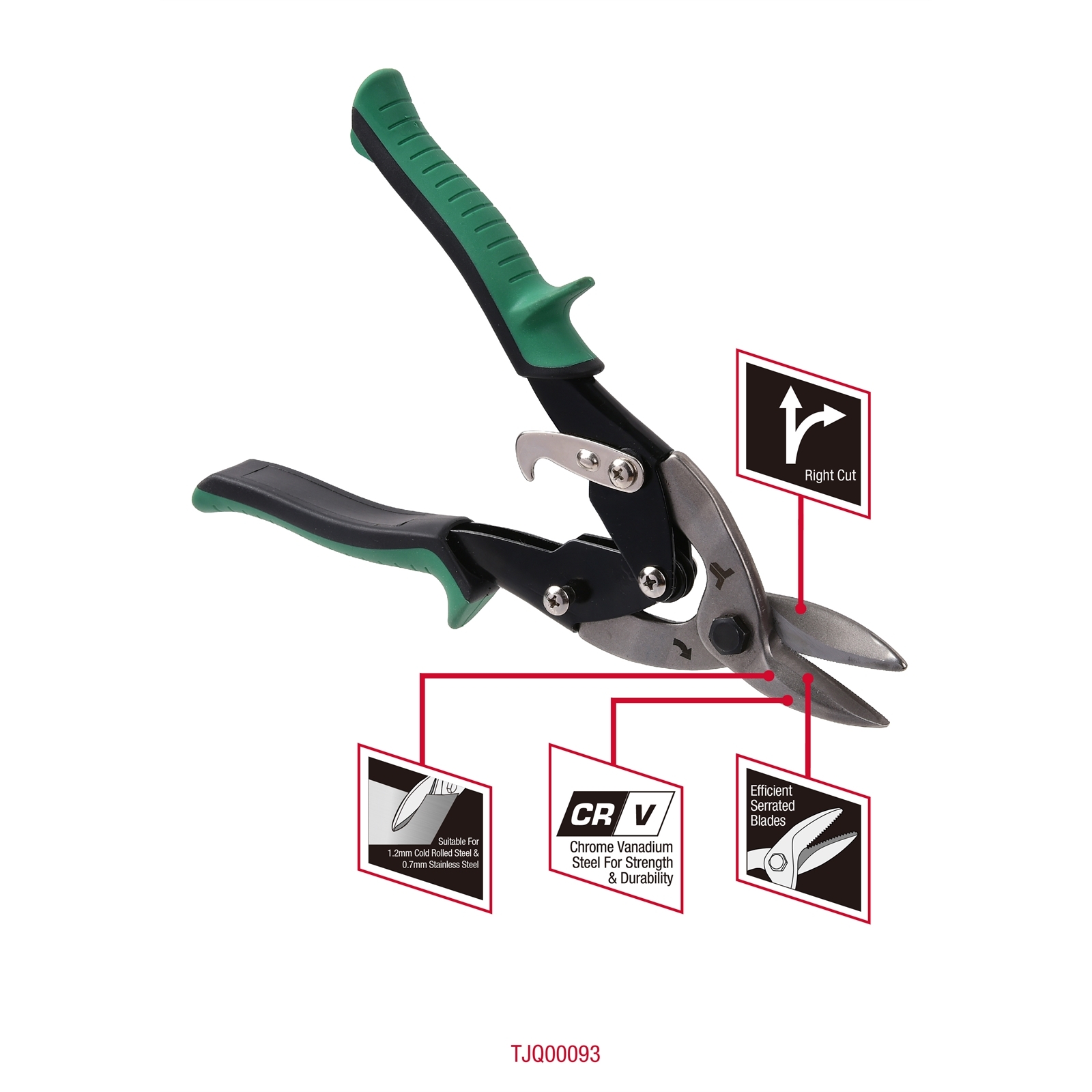 Trojan Right Cut Aviation Snips Bunnings Australia