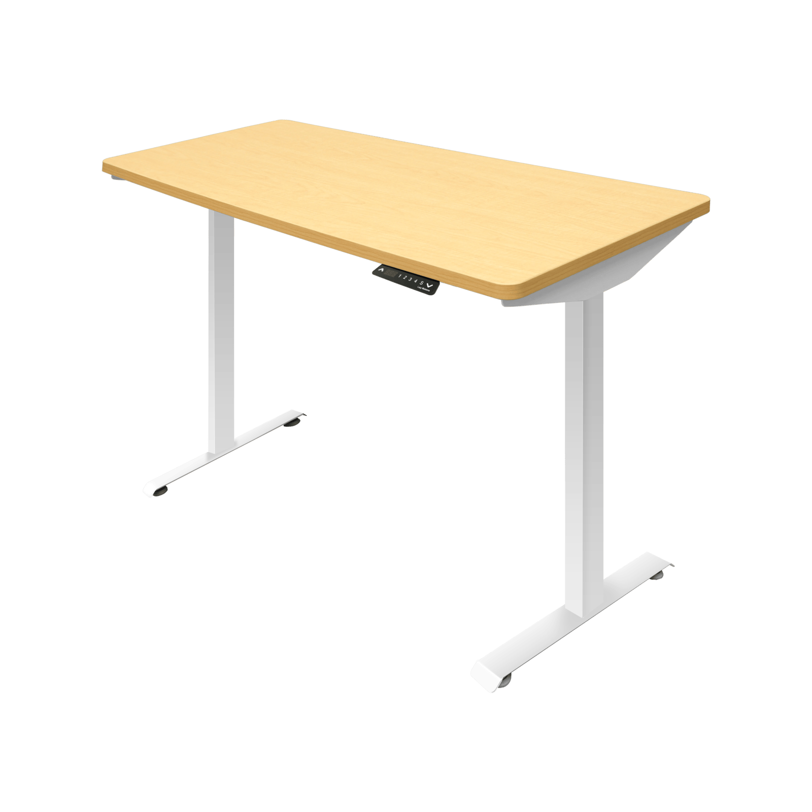 Lazy Maisons 80KG 120 x 60 cm Sit Stand White Frame Fusion Maple