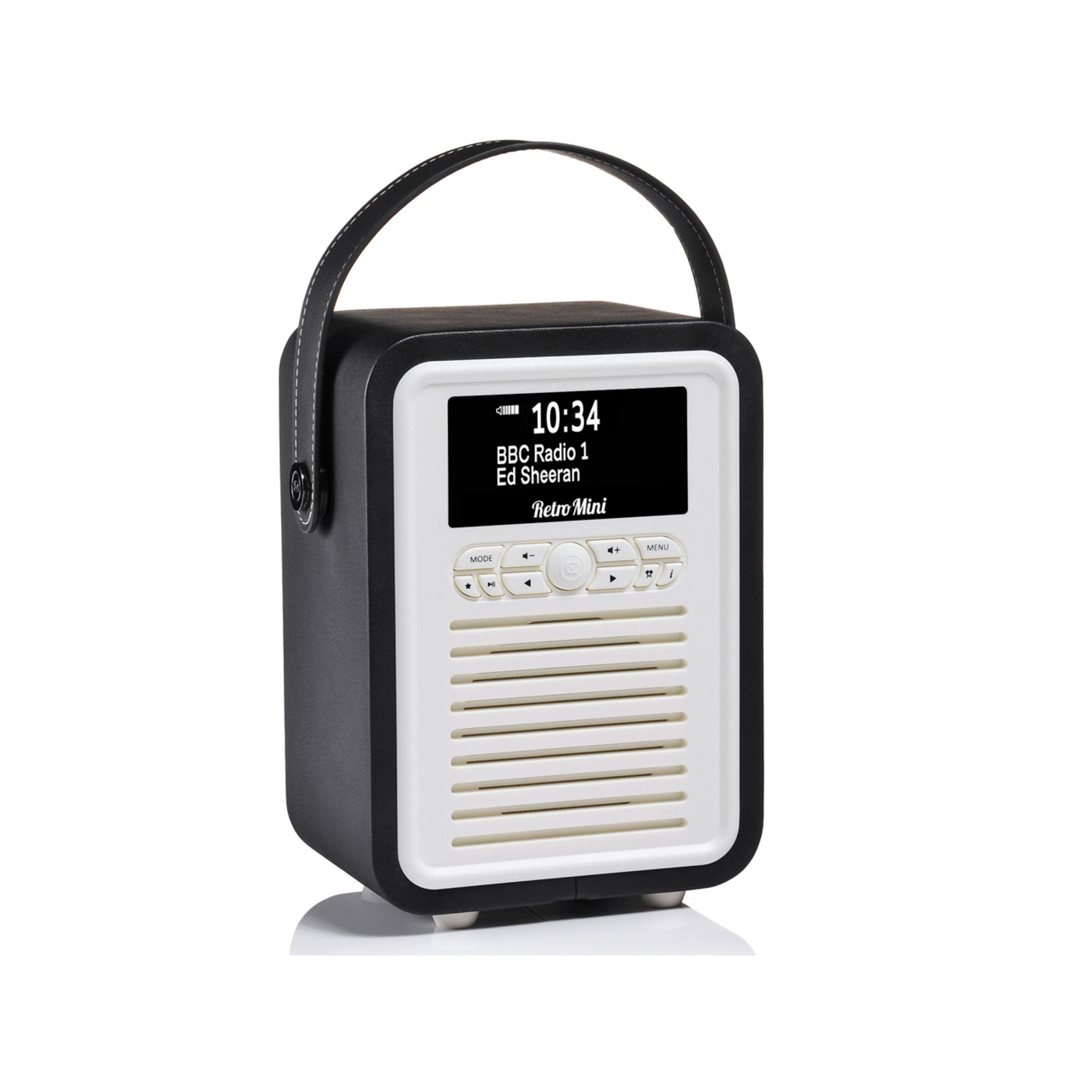 VQ Retro Mini DAB+ Digital FM Radio/Bluetooth Speaker Black Bunnings Australia