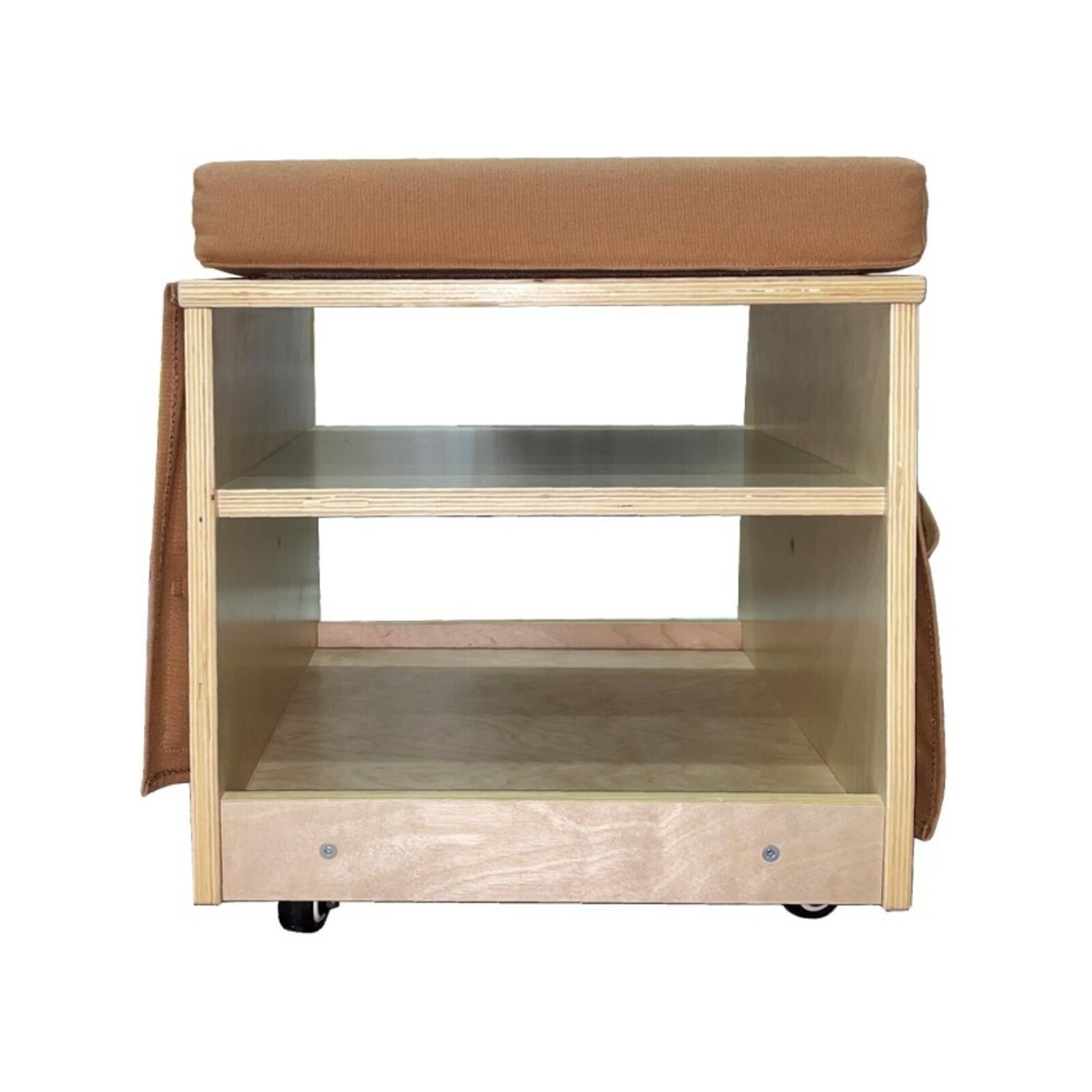 Jooyes Mobile Teacher Stool with Storage Birch Plywood Bunnings Australia