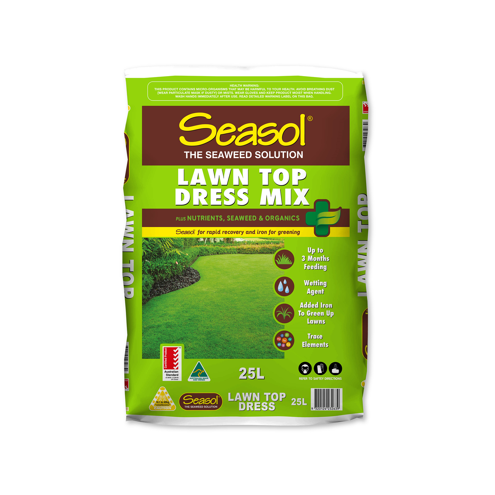 Seasol Lawn Top Dress Mix 25L Bunnings Australia