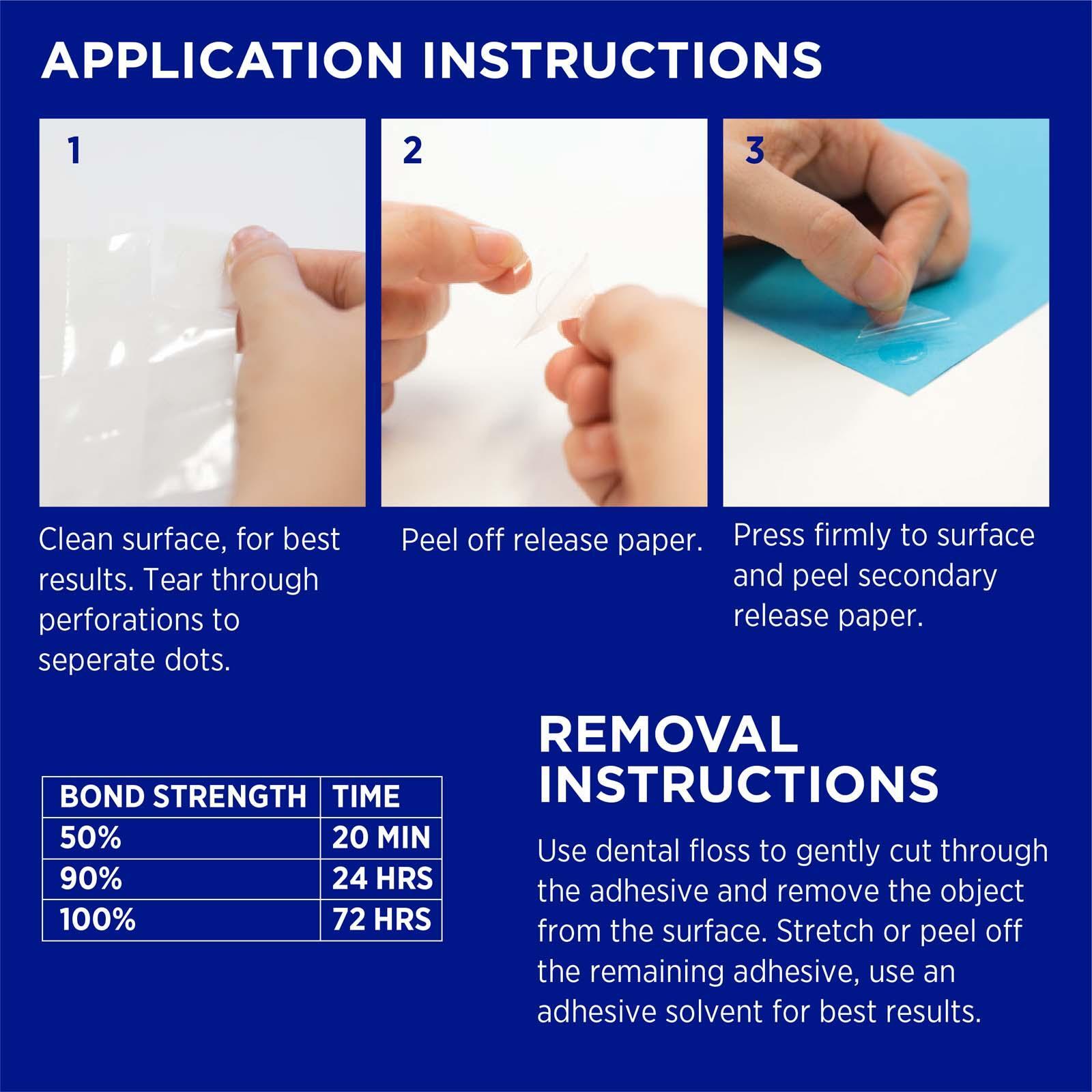 Permastik Removable Stik Dots 48 Pack Bunnings Australia