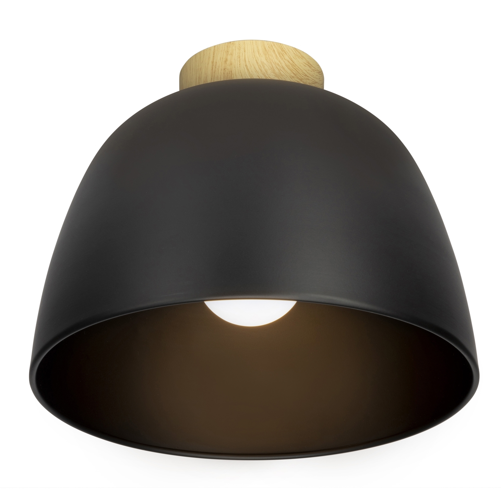 Brilliant Lighting 23cm Matte Black Greta DIY Fixed Batten Light