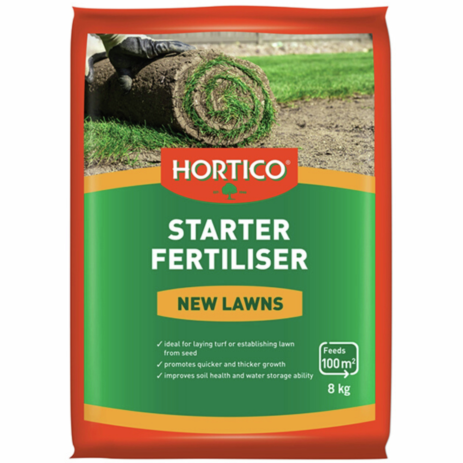 Hortico 8kg New Lawns Starter Fertiliser Bunnings Australia