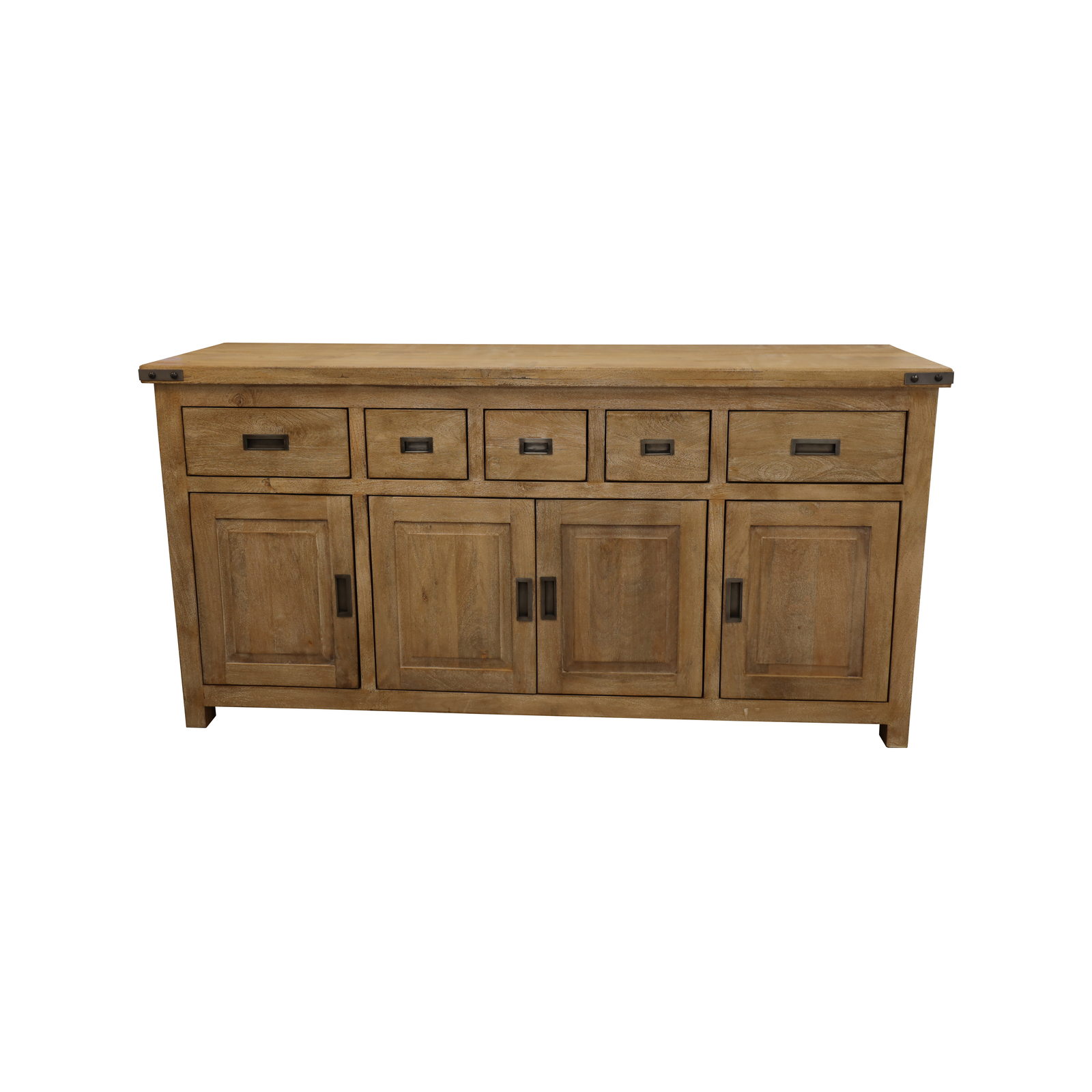 Gloriosa Buffet Table 180cm 4 Door 5 Drawer Solid Mango Timber Wood