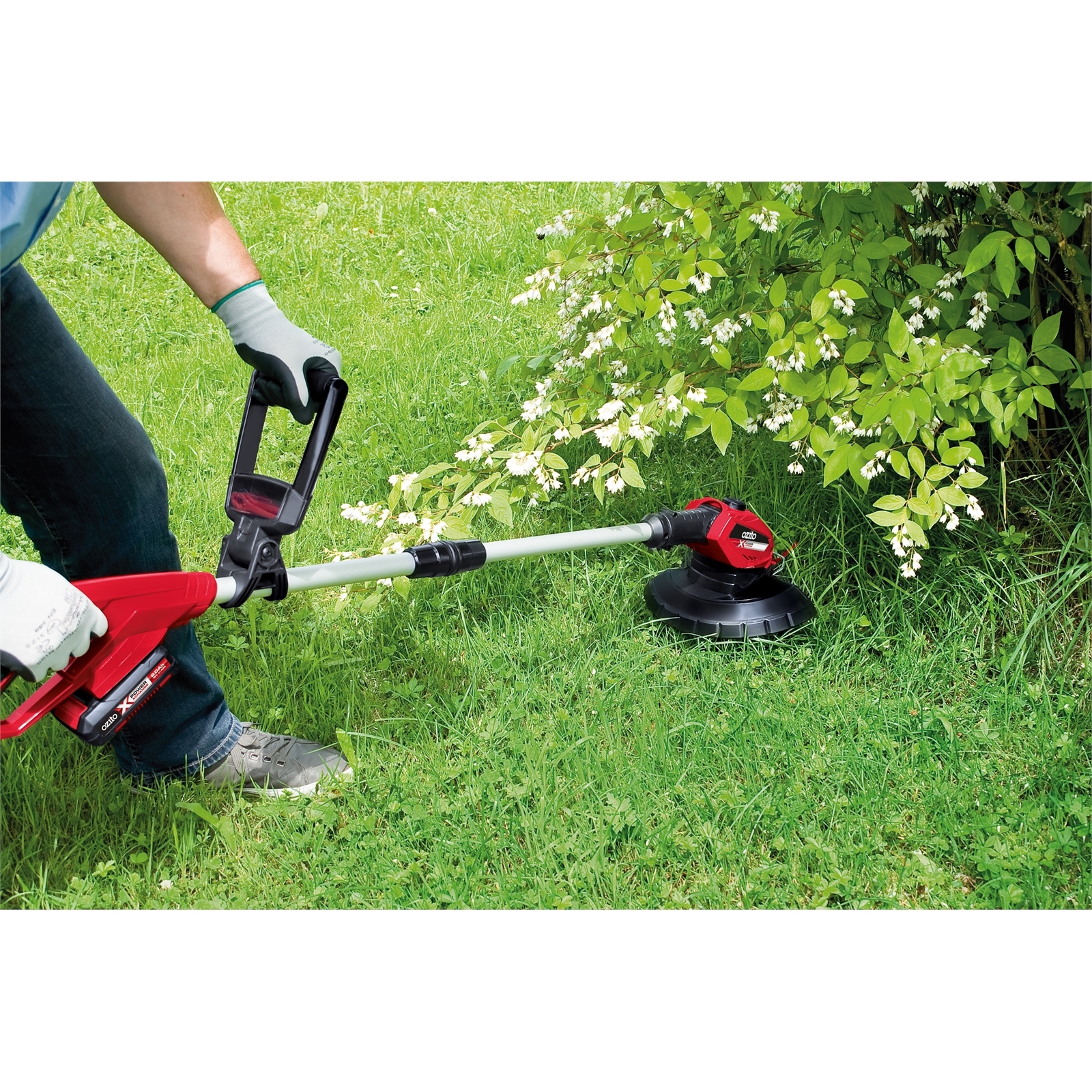 Ozito 18V Grass Trimmer Kit Bunnings New Zealand
