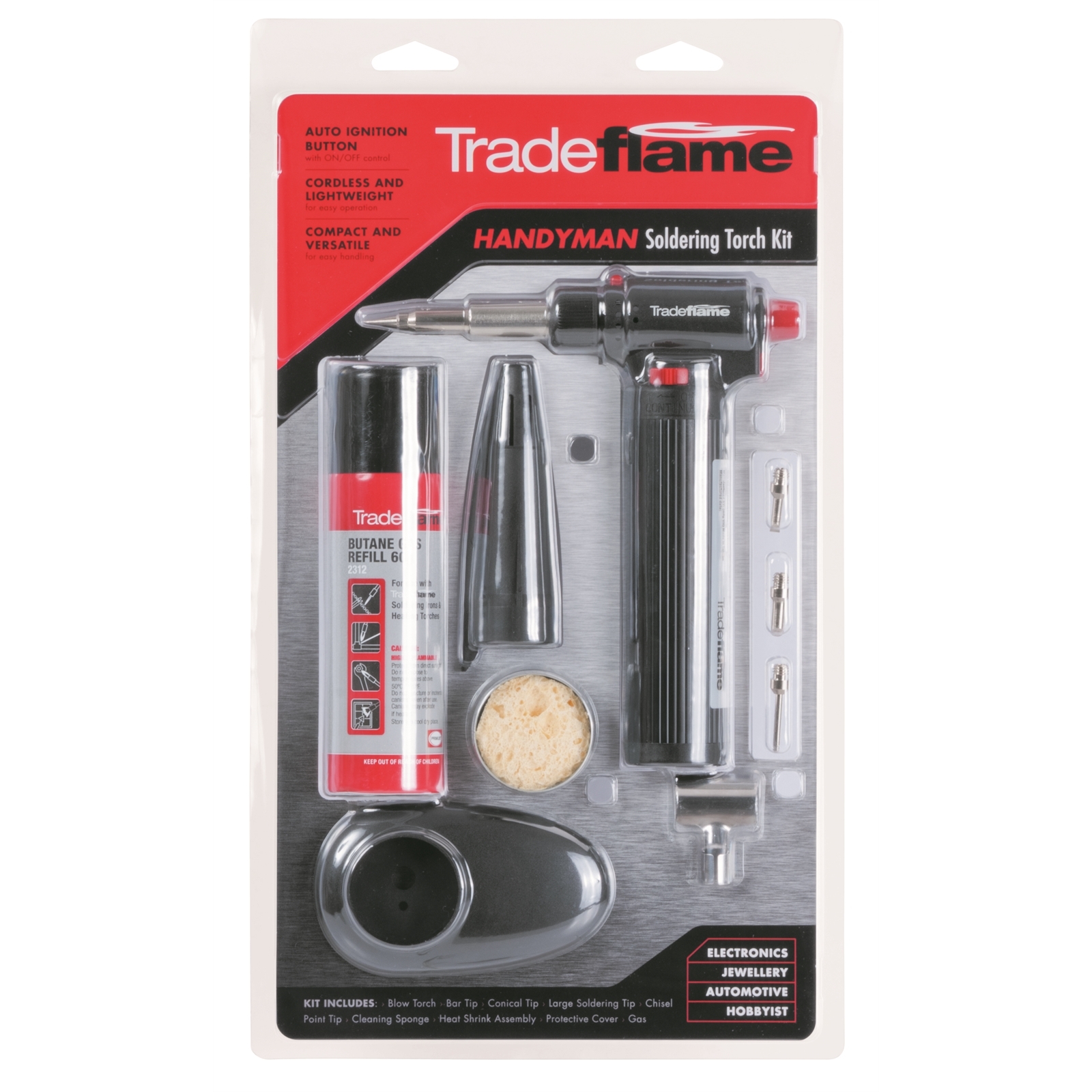 Tradeflame Handyman Soldering Torch Kit With Gas Bunnings Australia