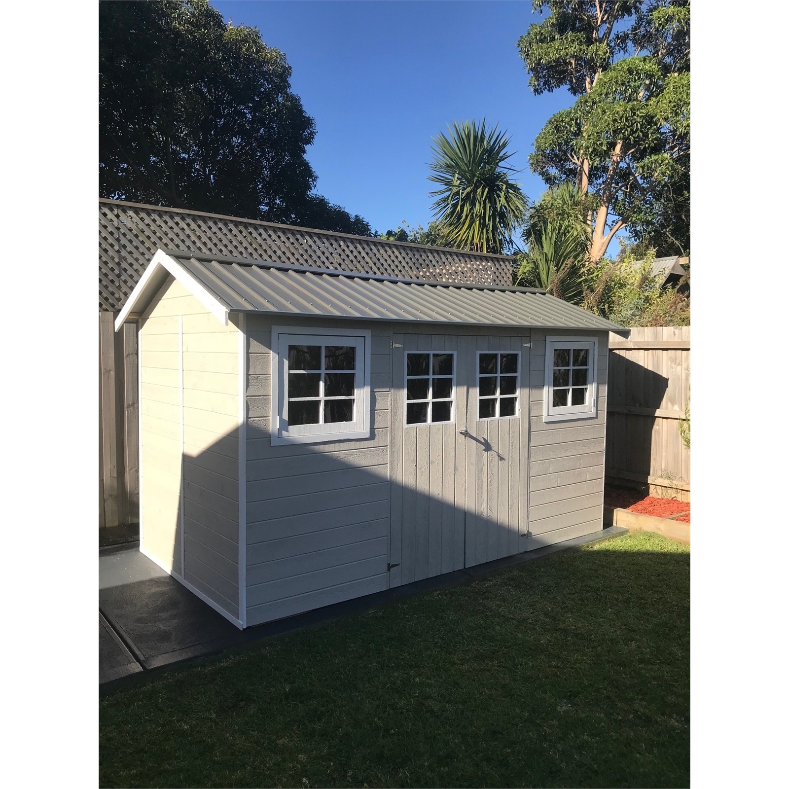 STILLA 3.64 x 2.53 x 2.55m Willow Cedar Shed Bunnings Australia