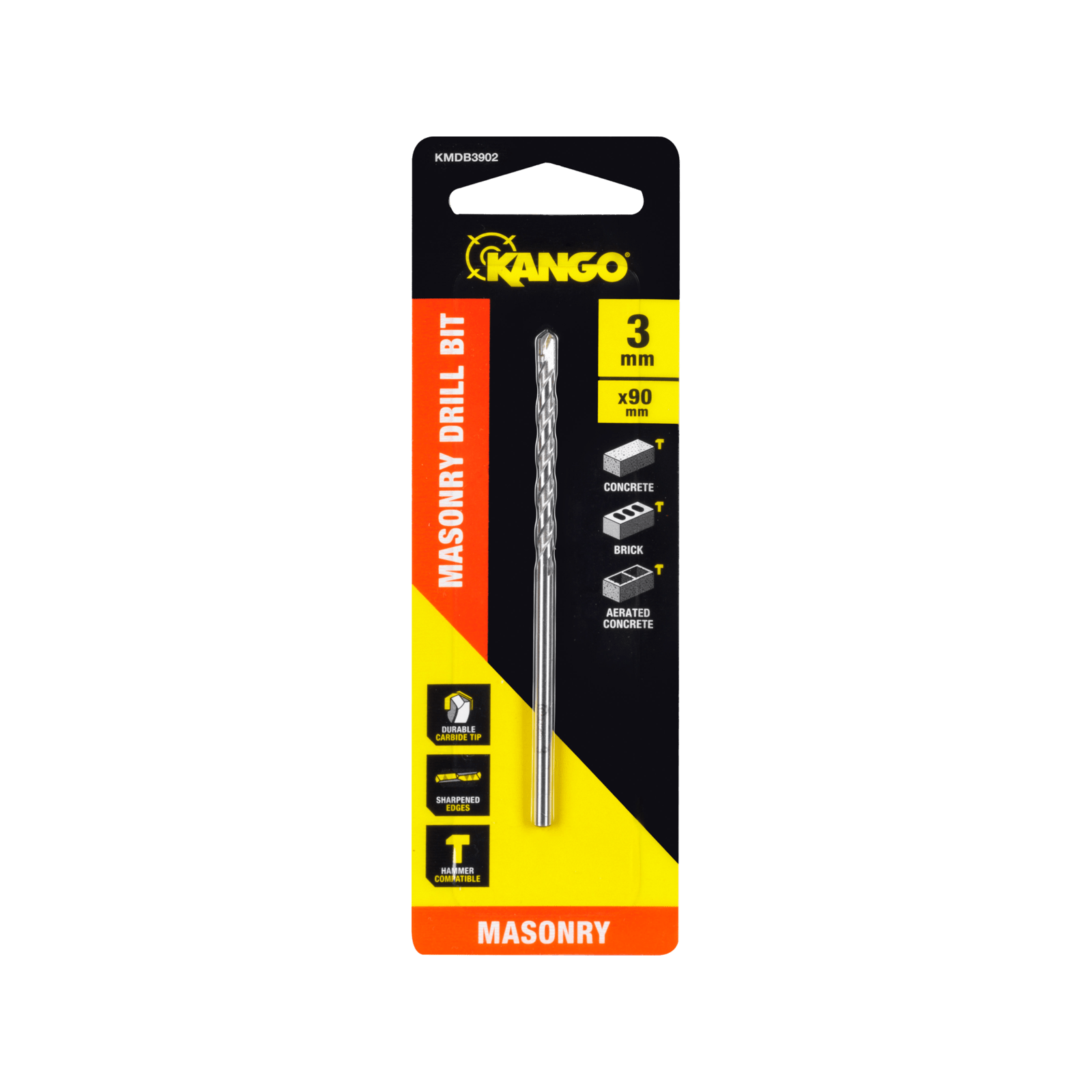 Kango 3mm x 90mm Masonry Drill Bit Bunnings Australia