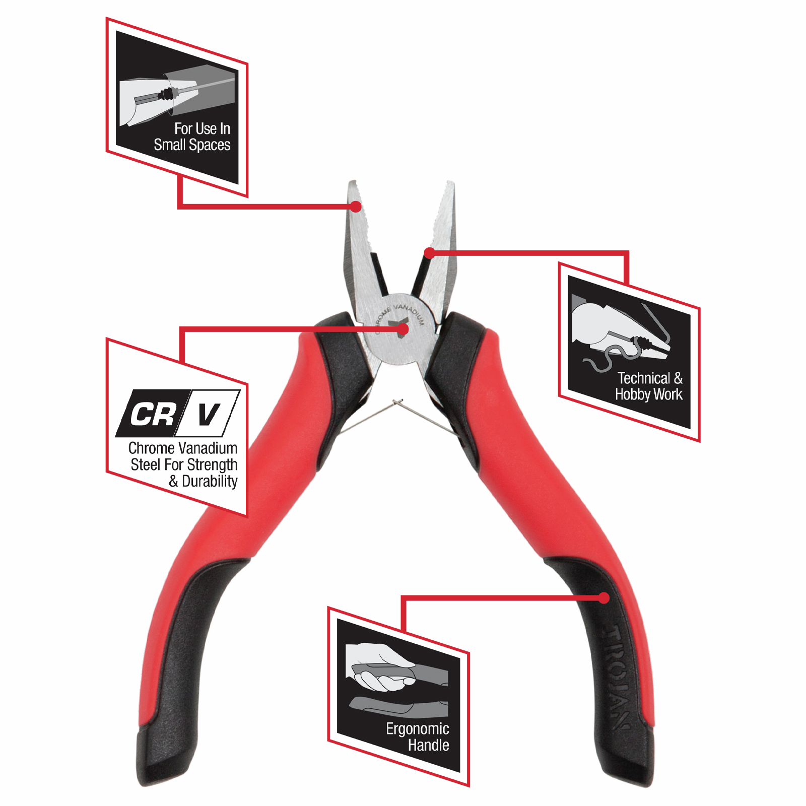 Trojan Mini Combination Plier Bunnings Australia