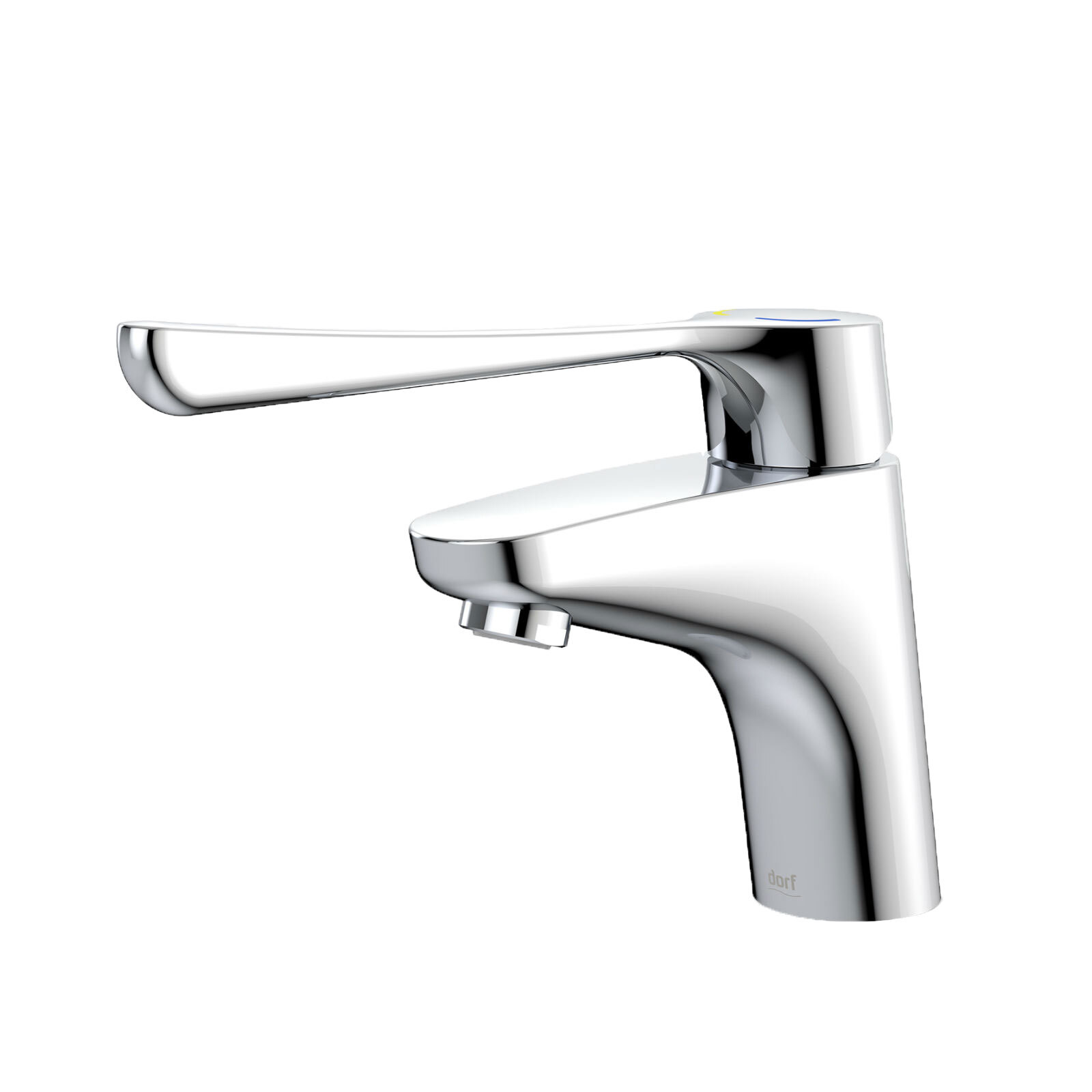 Dorf WELS 5 Star, 6L/Min Flickmixer Plus Care Warm / Cold Basin Mixer Bunnings Australia