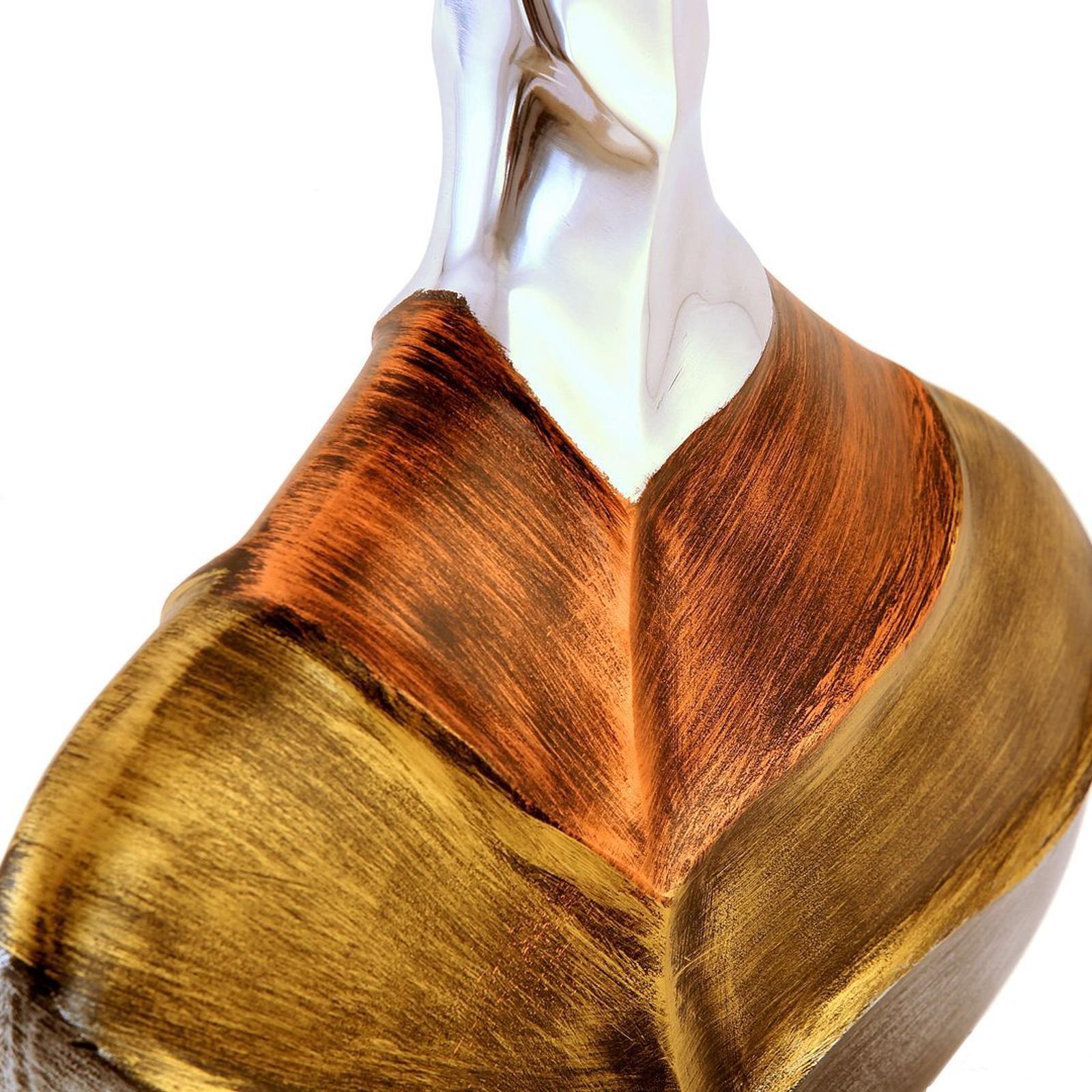 Lirash HandPainted Large Aluminium Decorative Flower Vases Set of 2