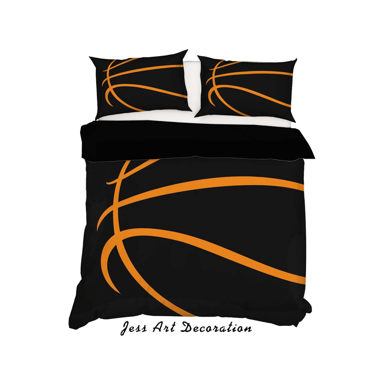 3D Sport Basketball Quilt Cover Set Bedding Set Duvet Cover Pillowcases