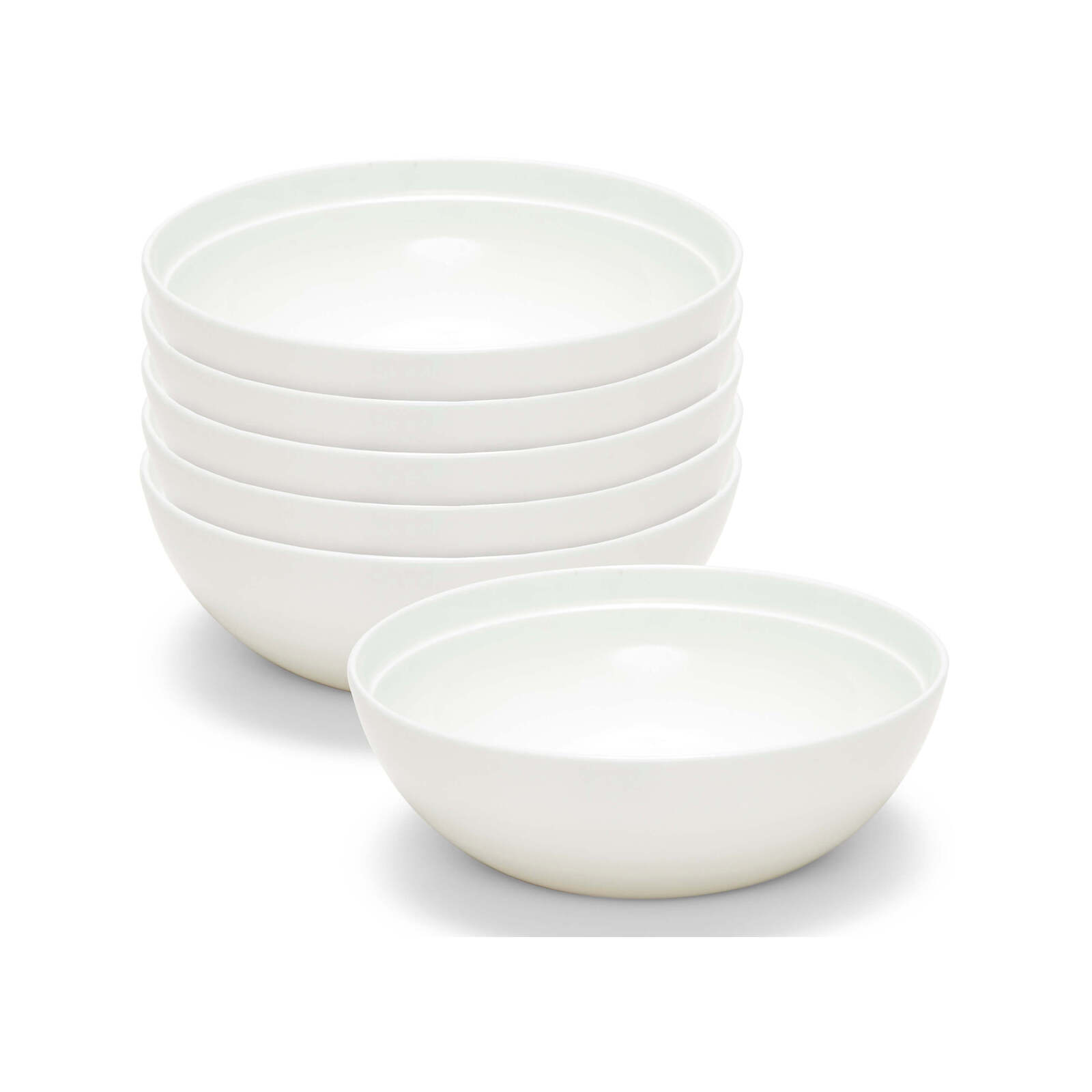 Edge Cereal Bowls Set of 6 White Bunnings Australia