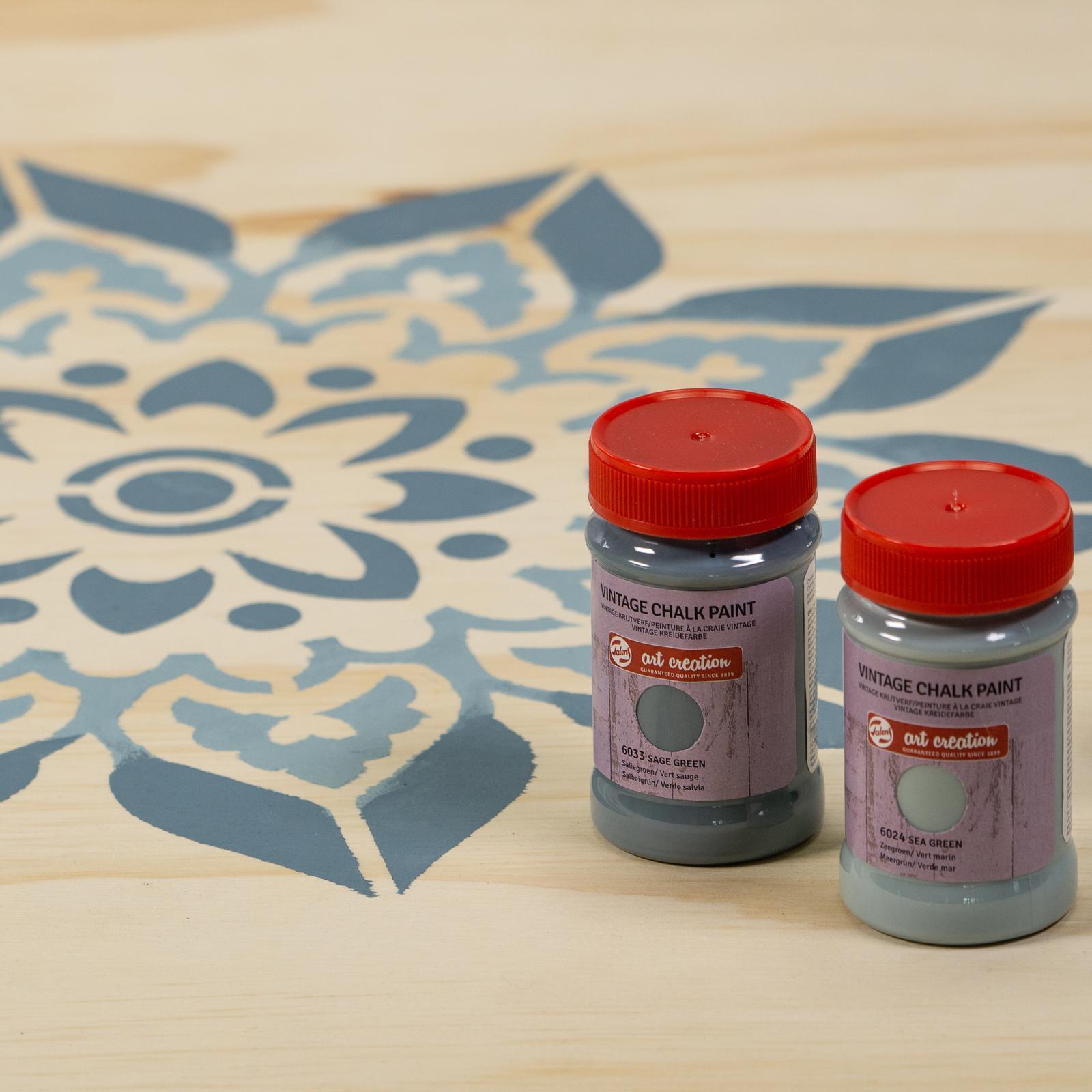 Talens Art Creation 100ml Dusty Green Chalk Paint Bunnings Australia