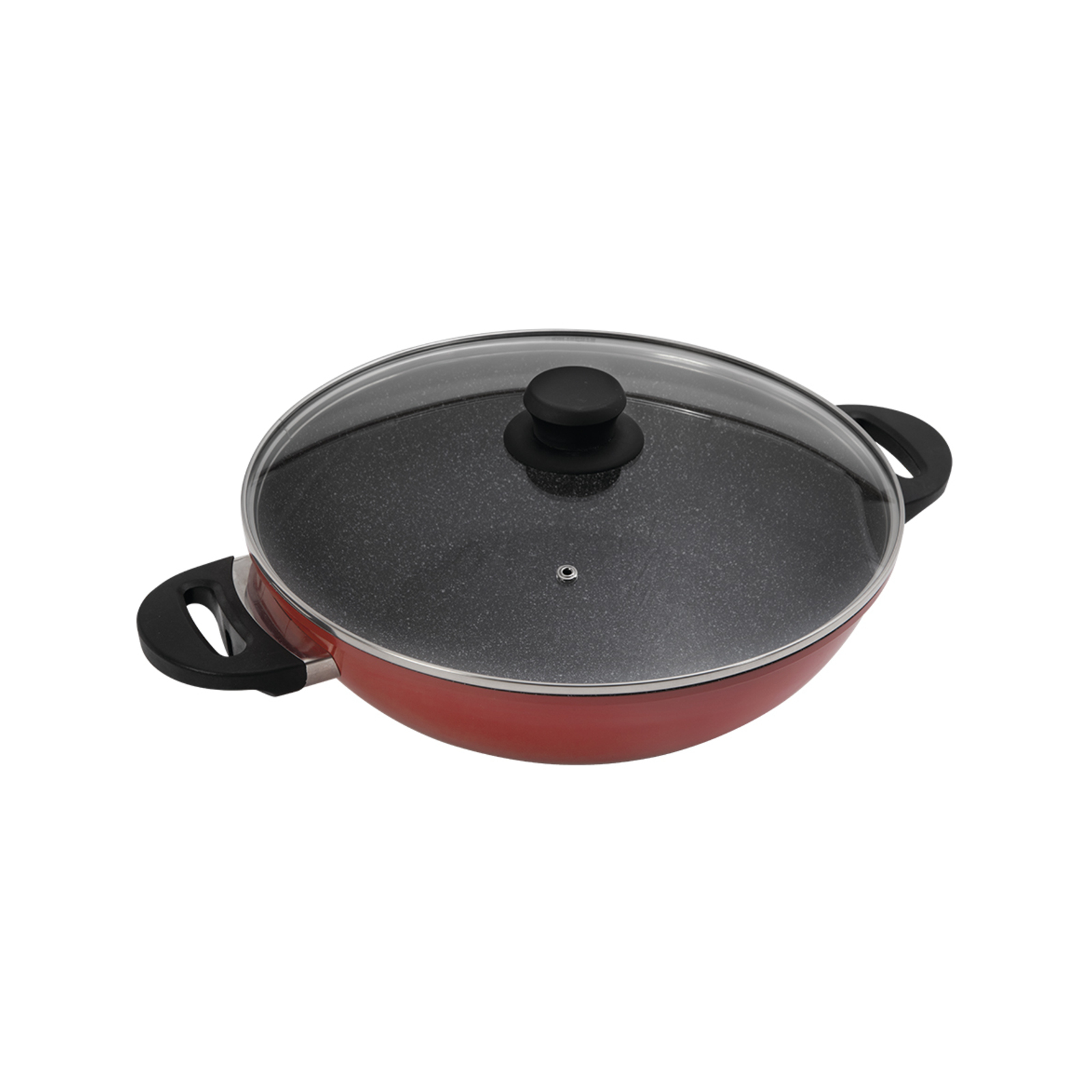 Taste The Difference Stonedine 32cm Wok w/Glass Lid Bunnings Australia