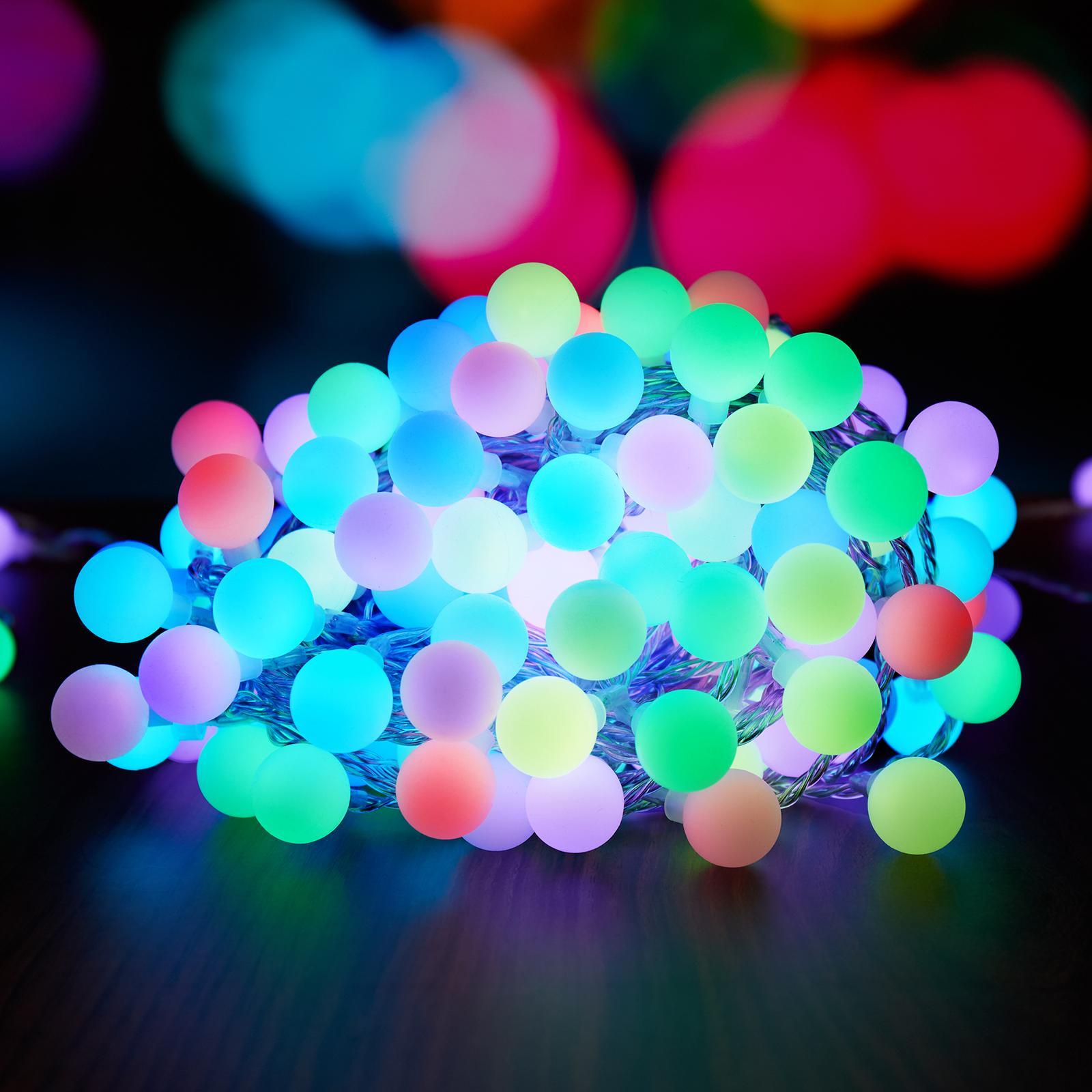 Lytworx 150 LED Colour Change Ball Lights Bunnings Australia