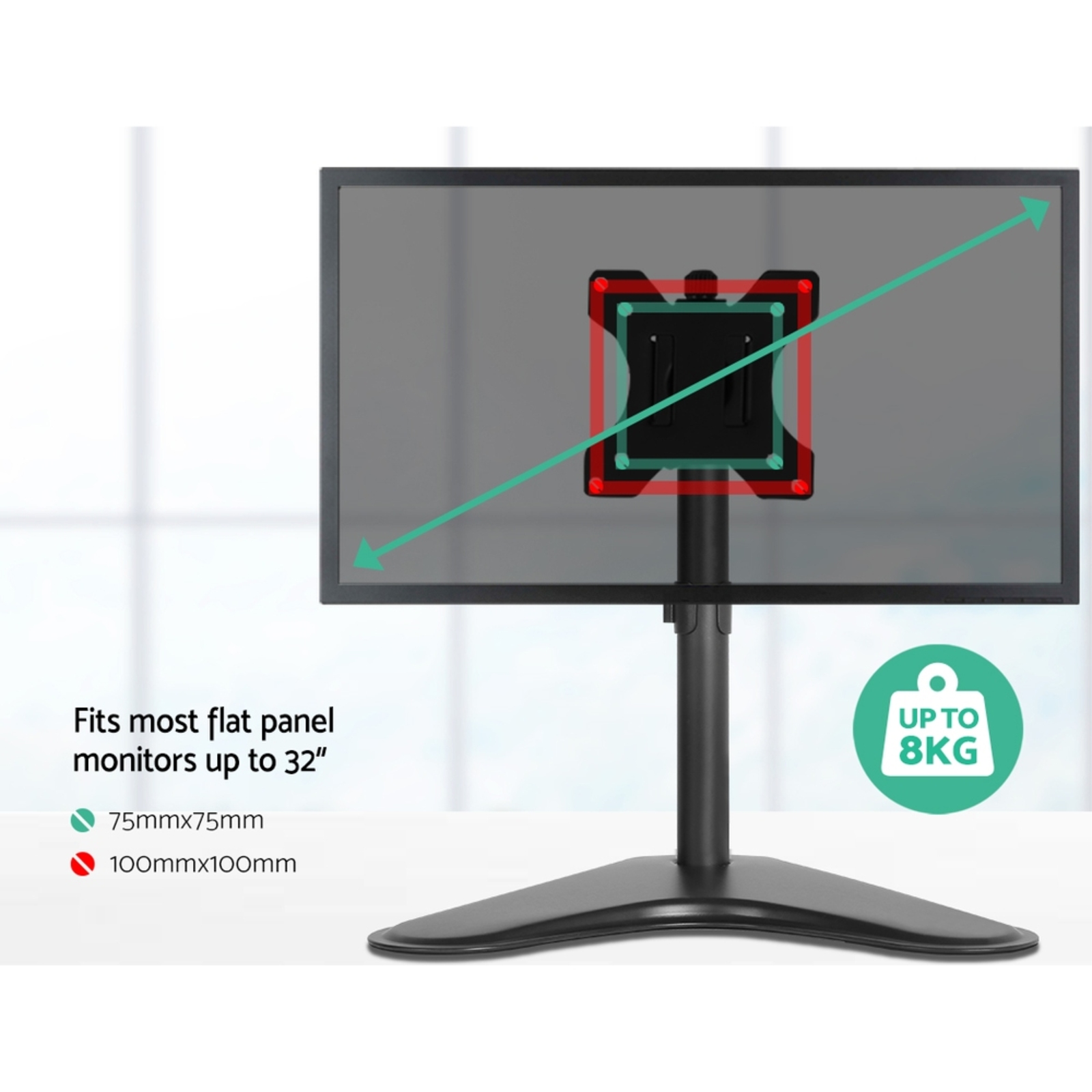 Artiss Monitor Arm Single HD LED TV Screen Holder Bracket Stand
