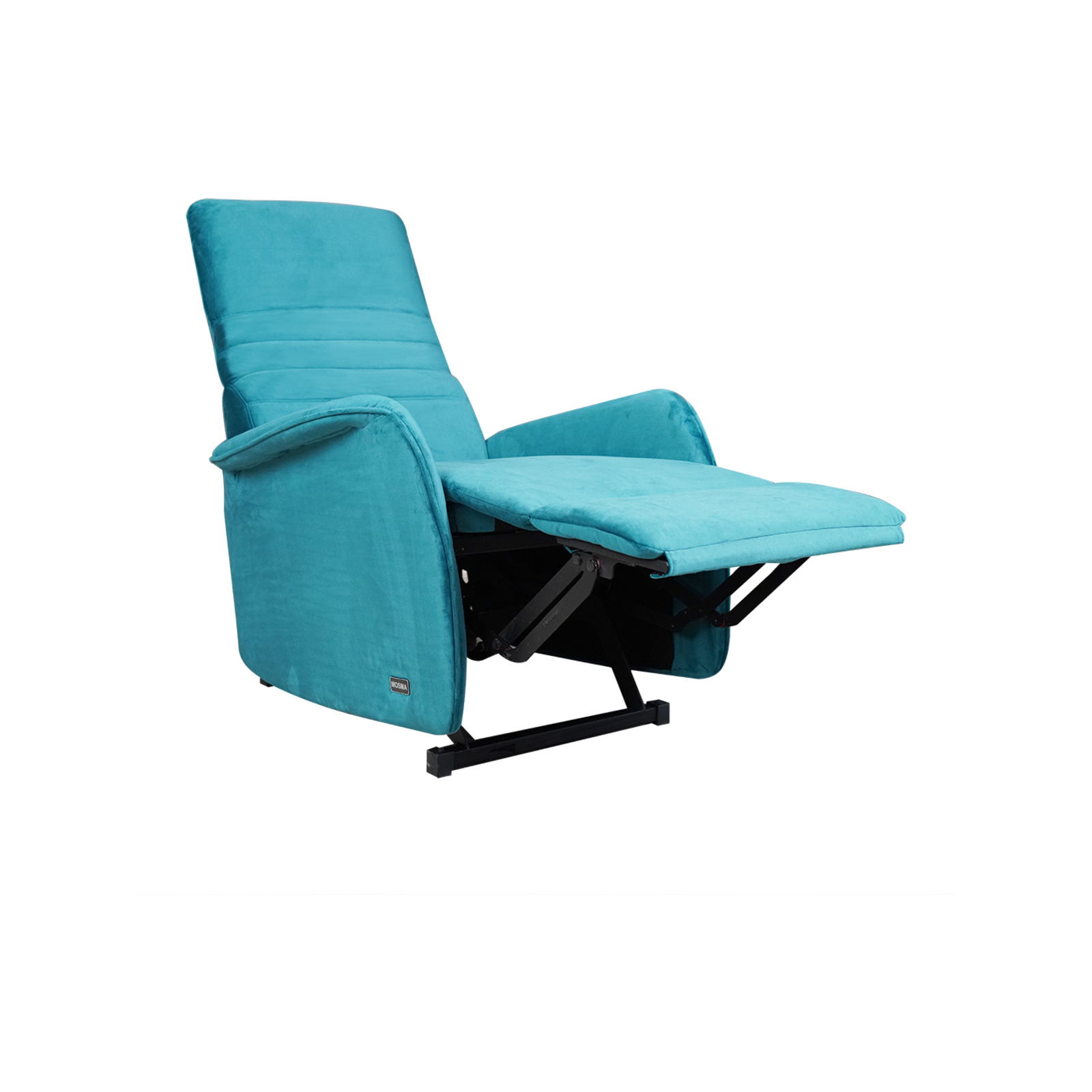 Tully Pushback Recliner Chair Blue Bunnings Australia