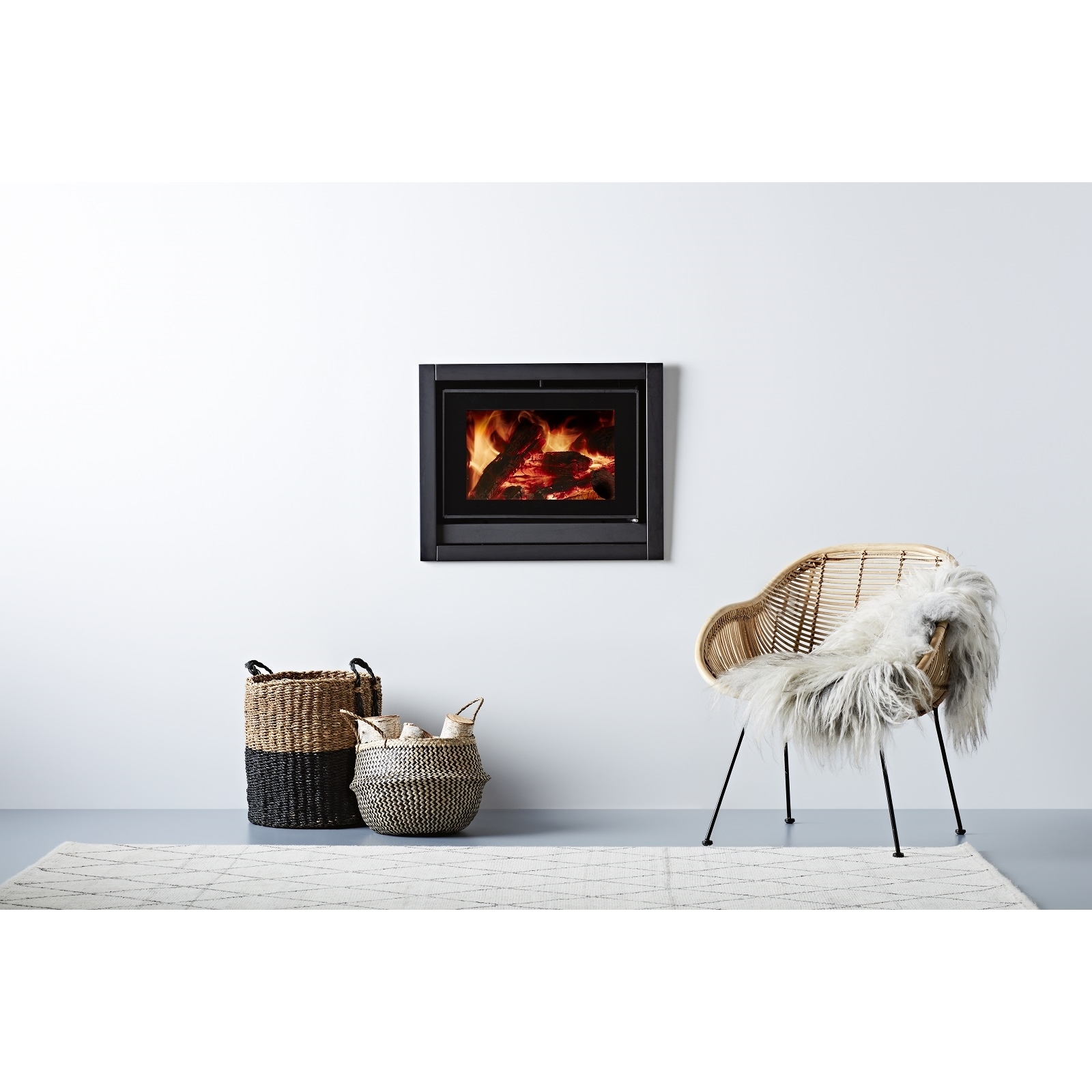 Scandia Mid Mount Fascia Black Styliste 10 Bunnings Australia
