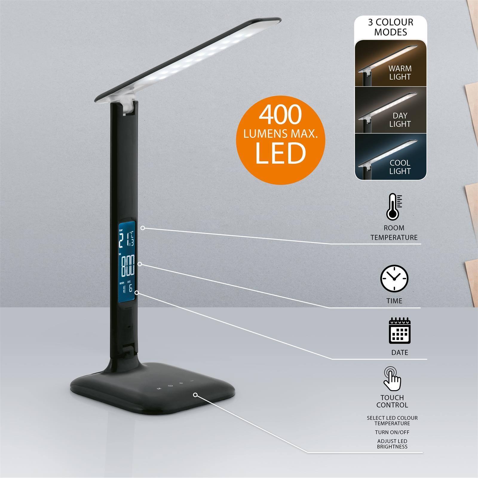 Verve Design Black Lennox LED Desk Lamp Bunnings Australia