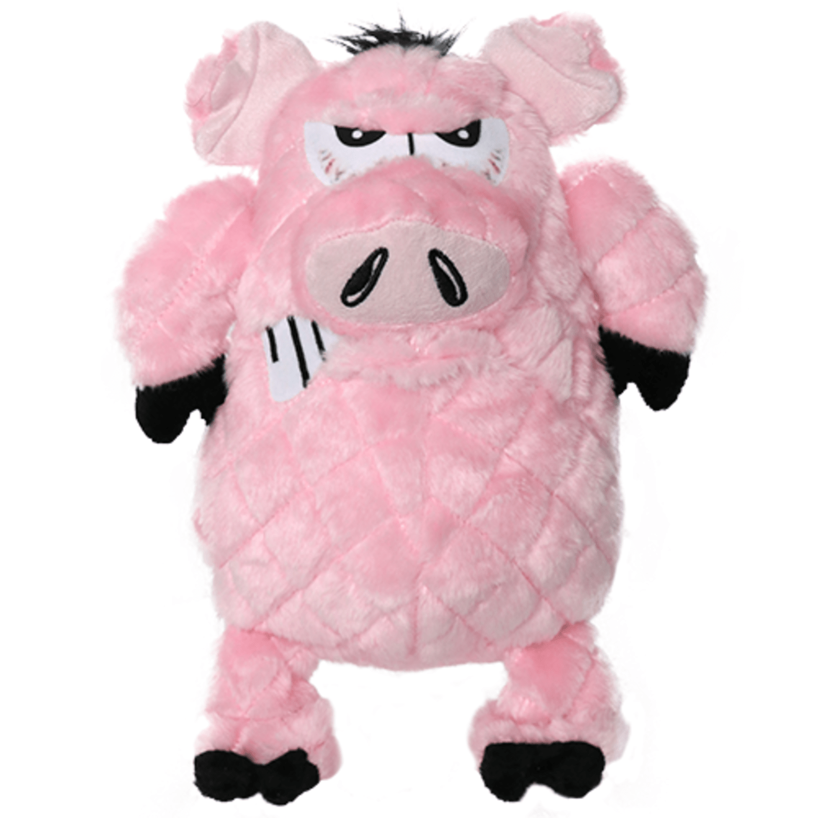 Mighty Angry Animals Pig Tuff Dog Toy for Medium & Large Dogs by Tuffy