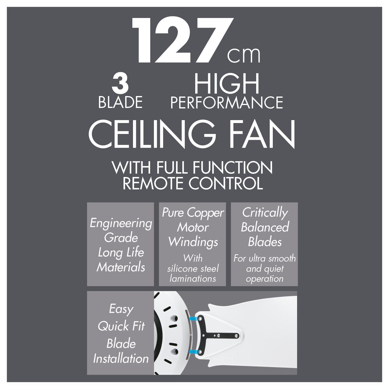 DETA 127cm Ceiling Fan Bunnings New Zealand