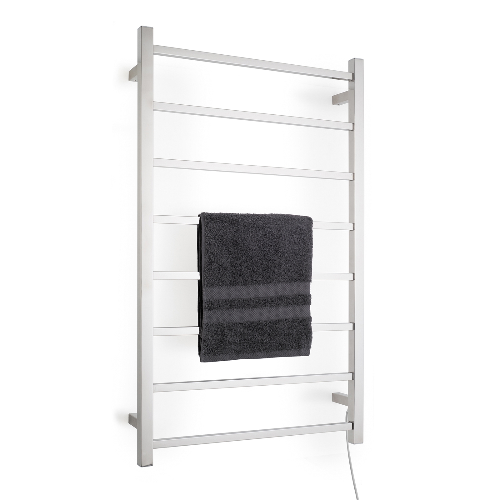 Arlec 95W 8 Bar Heated Stainless Steel Towel Rail Bunnings New Zealand