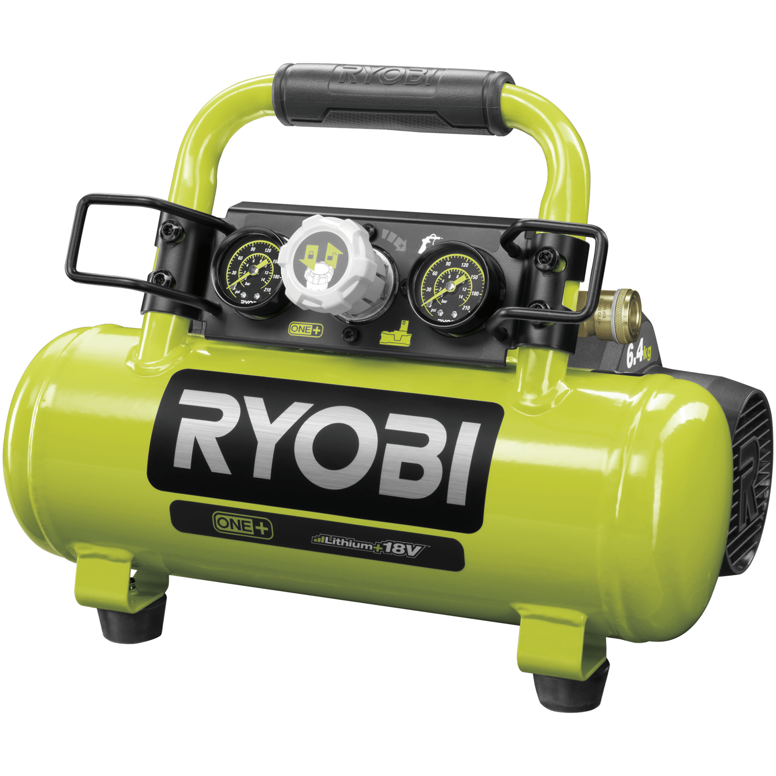 Ryobi 18V One+ 3.8L Air Compressor Skin Only Bunnings Australia