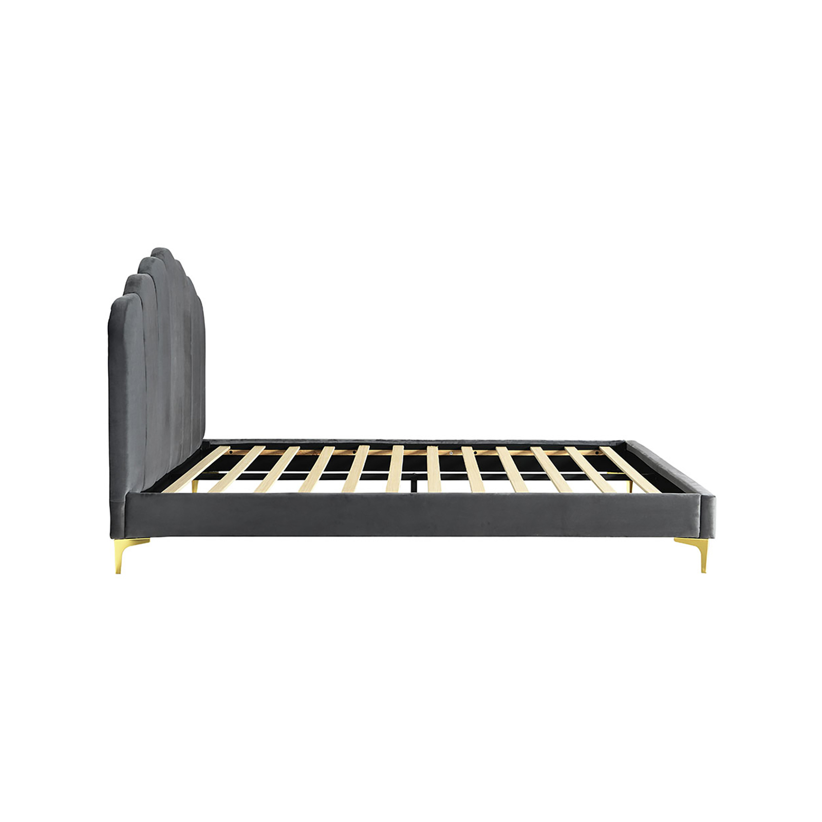 Levede Bed Frame Queen Size Mattress Base Platform Wooden Velevt