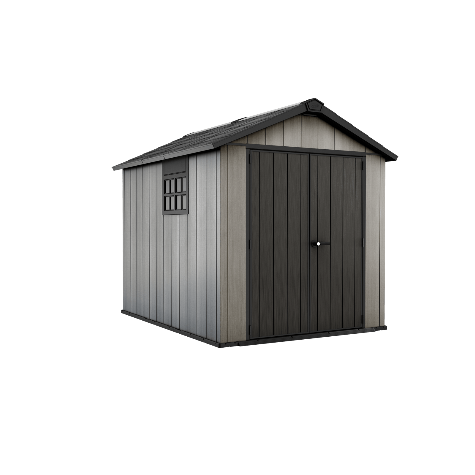 Keter 2290 x 2870 x 2420mm Grey Oakland 759 Plastic Garden Shed