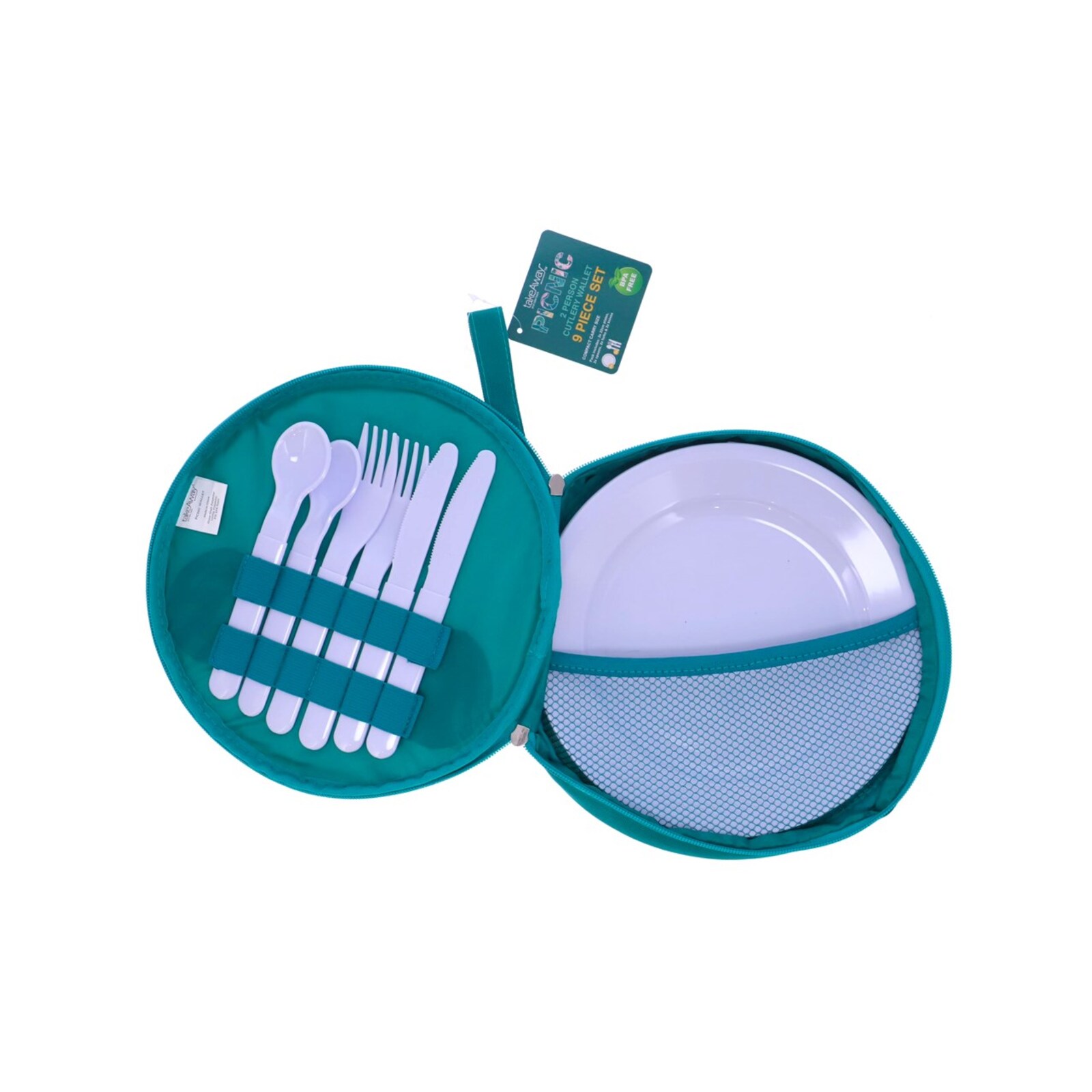 TakeAway Picnic 8 Piece Wallet Set Jungle Bunnings Australia