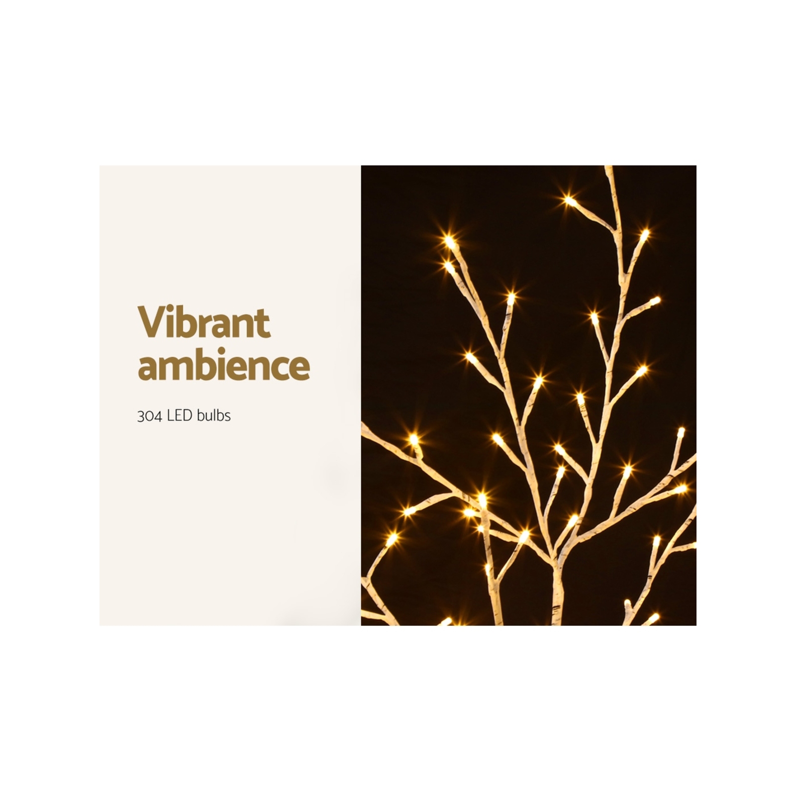 Jingle Jollys Christmas Tree 2.1M 480 LED Trees With Lights Warm White