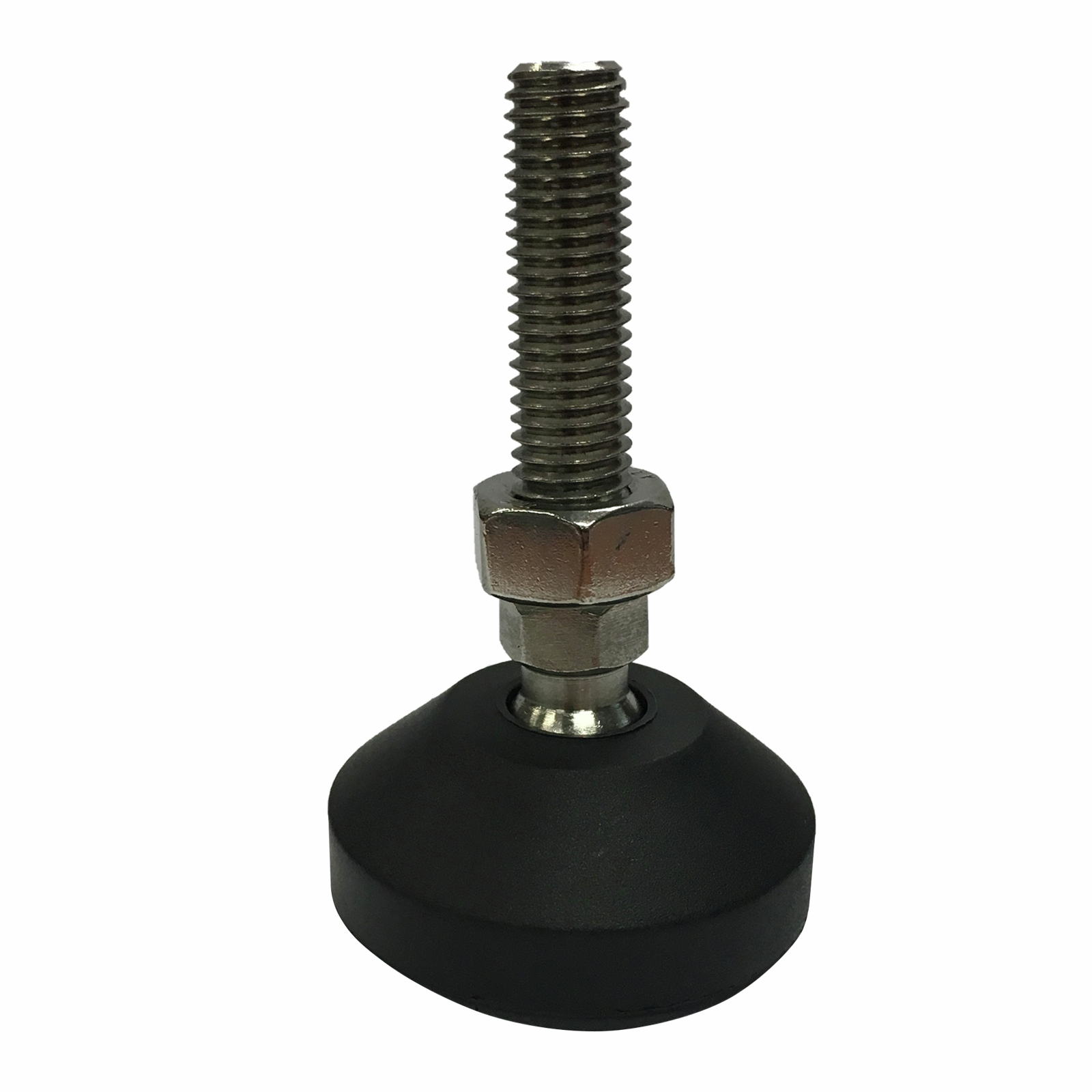 Easyroll 50mm Round Adjustable Foot With 50mm x M12 Bolt Bunnings