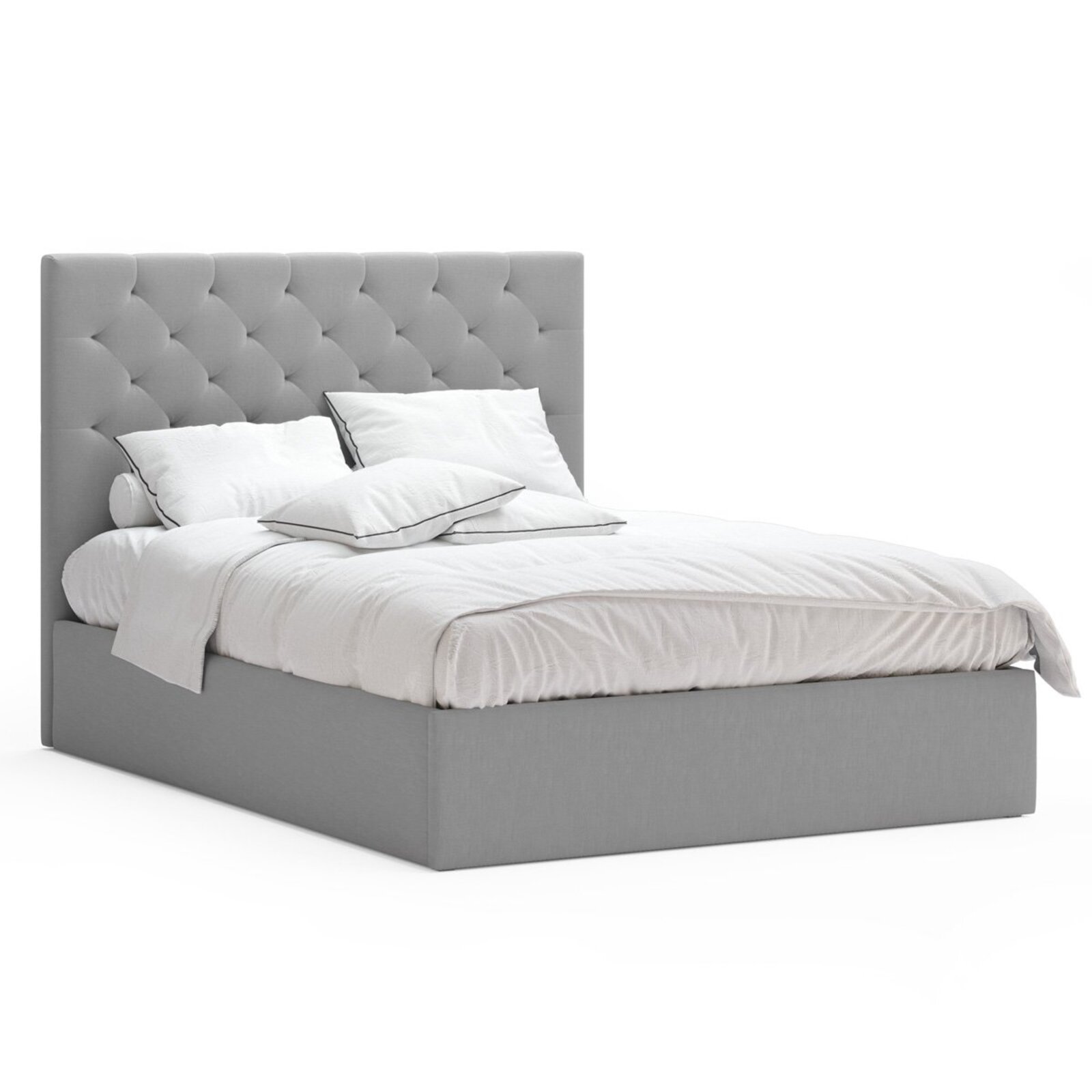 Fenwick King Grey Gas Lift Storage Bed Frame Bunnings Australia