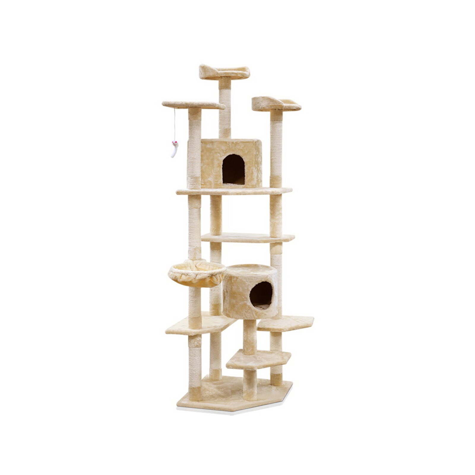 i.Pet Cat Tree 203cm Trees Scratching Post Scratcher Tower Condo House