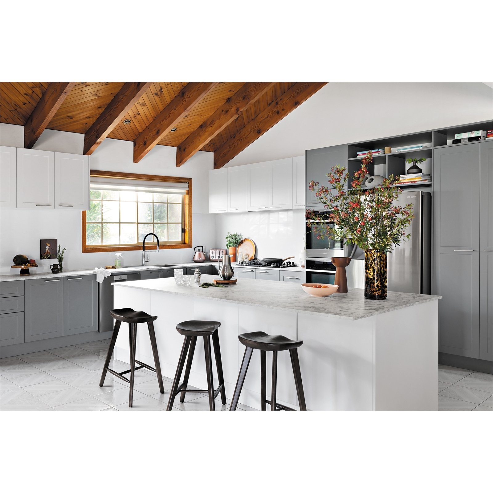 Kaboodle Smoked Grey A5 Colour Swatch Bunnings Australia