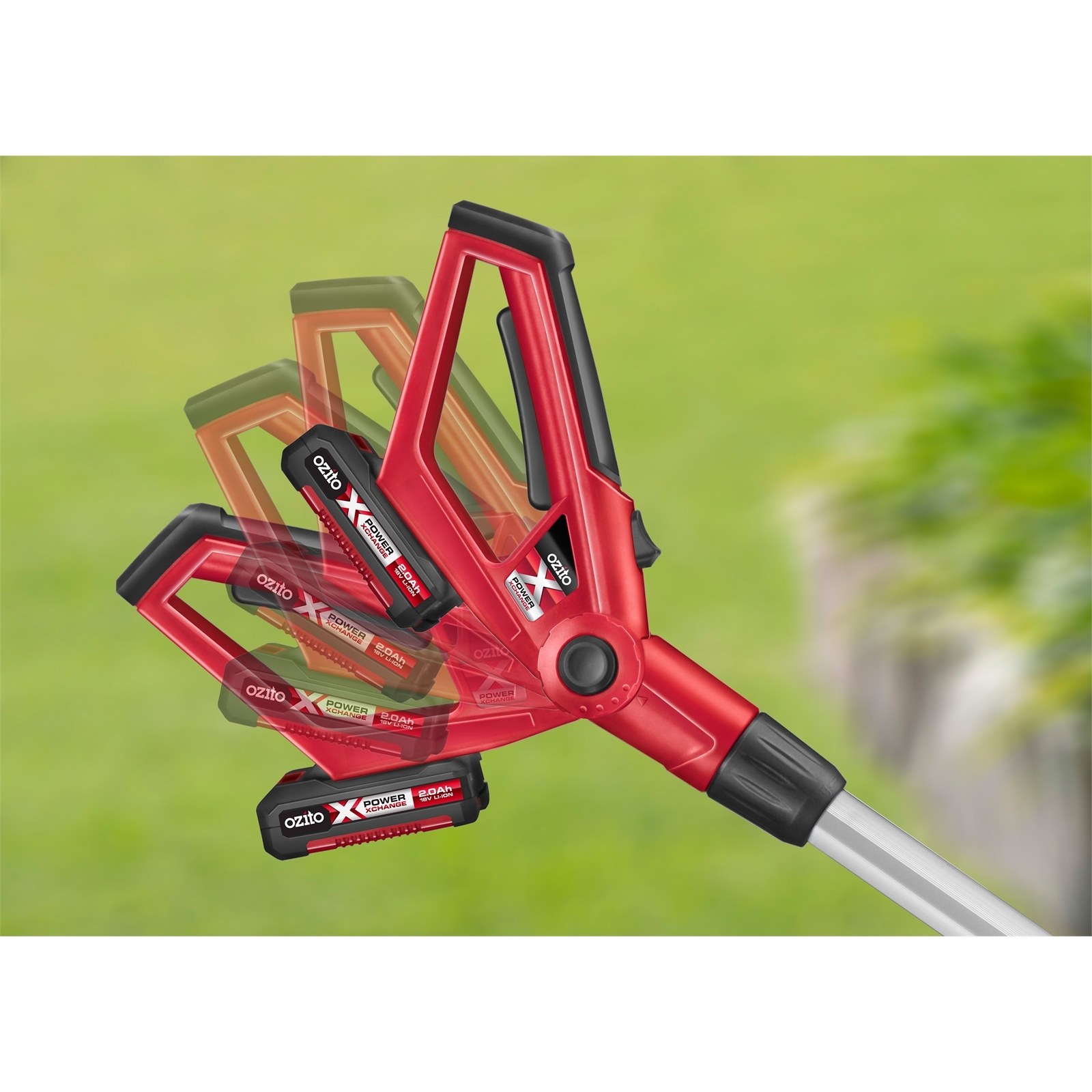 Ozito PXC 18V Pole Hedge Trimmer Skin Only Bunnings Australia