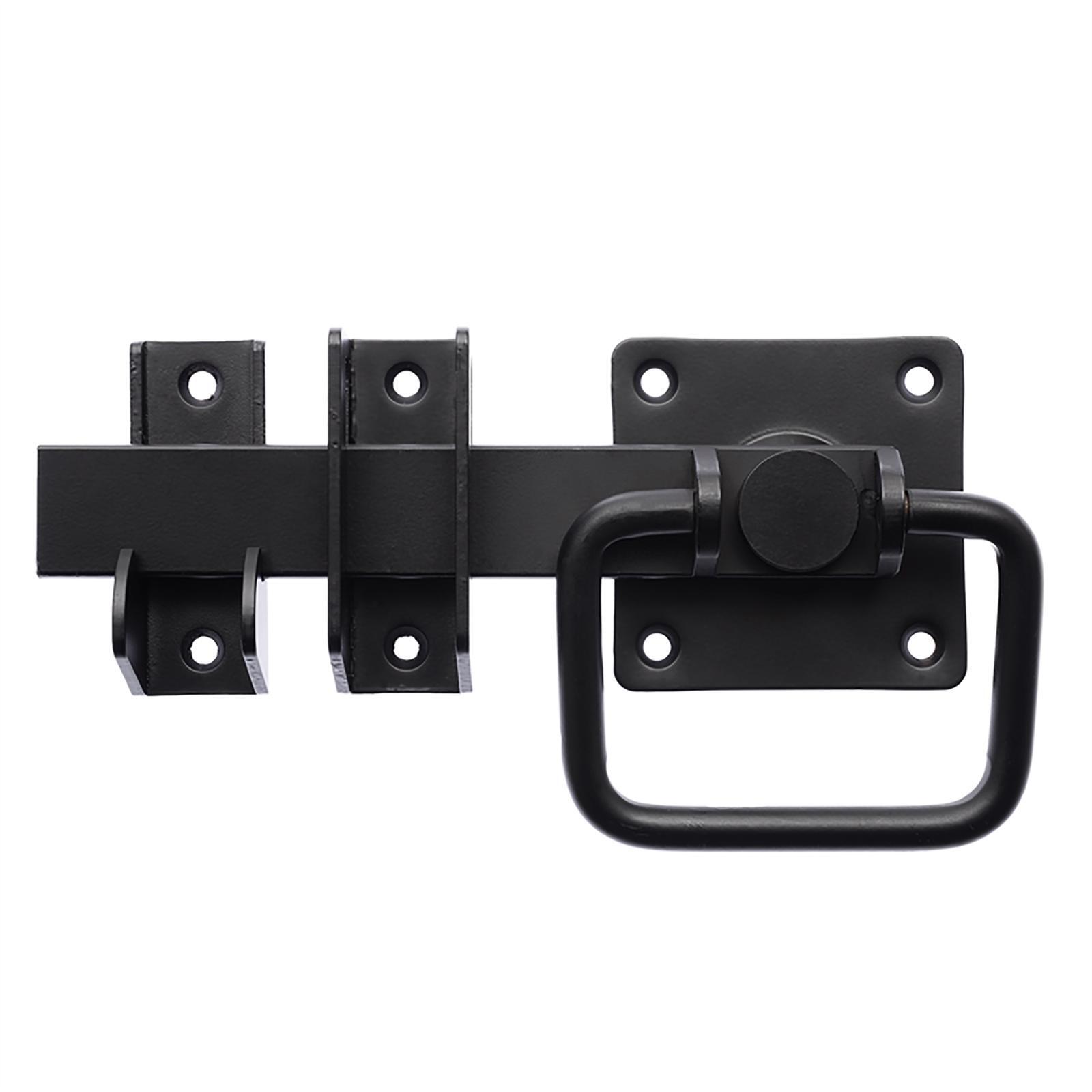 Zenith 200mm Matte Black Gate Hook And Eye Bunnings New Zealand