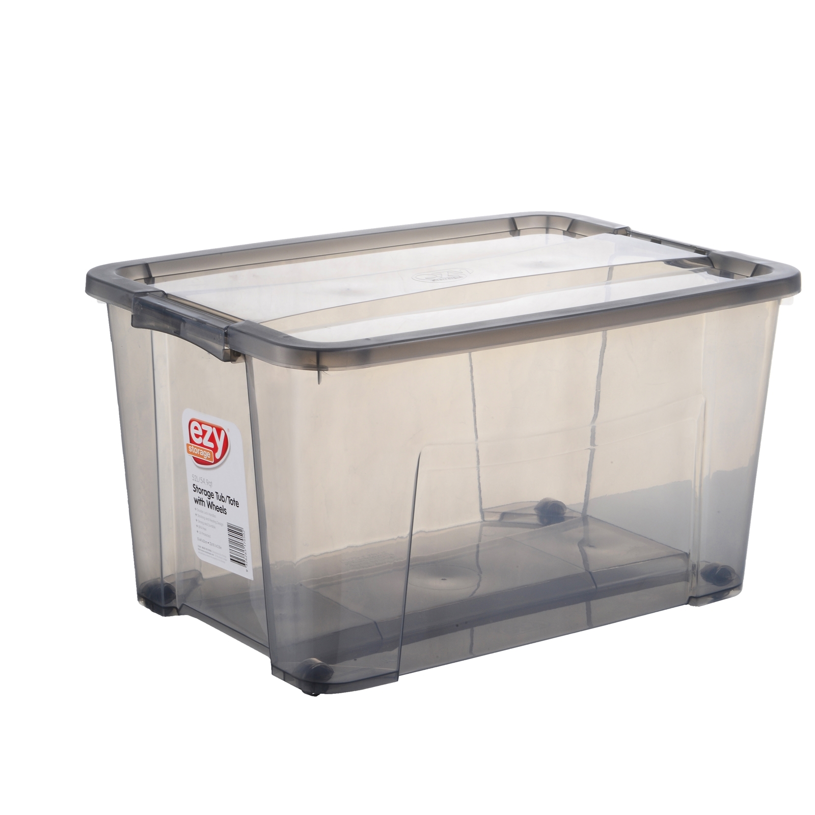 Ezy Storage 92L Classic Grey Storage Tub Bunnings Australia