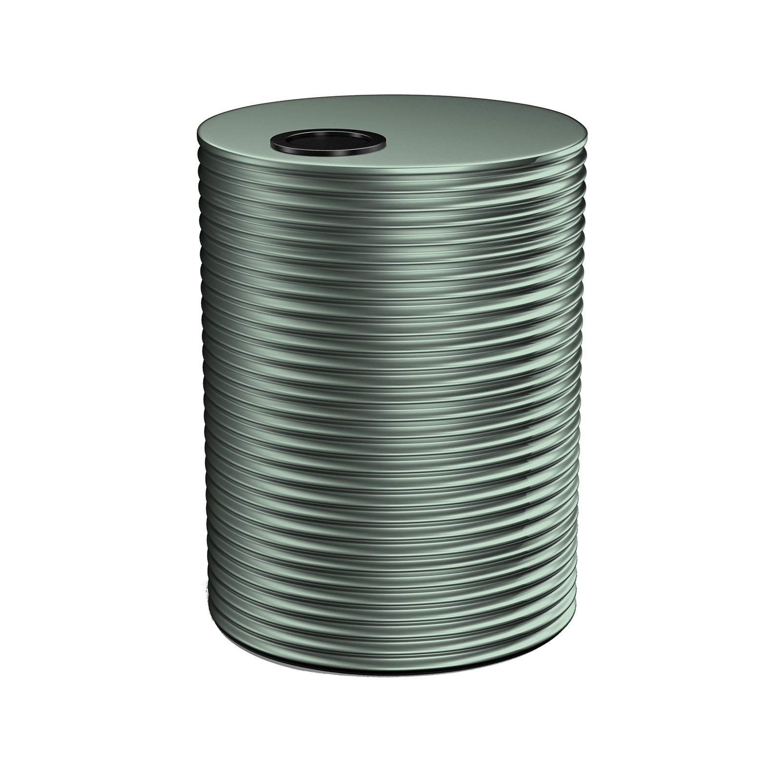 Kingspan 3000L Round Steel Water Tank 1500mm x 1860mm Cottage Green