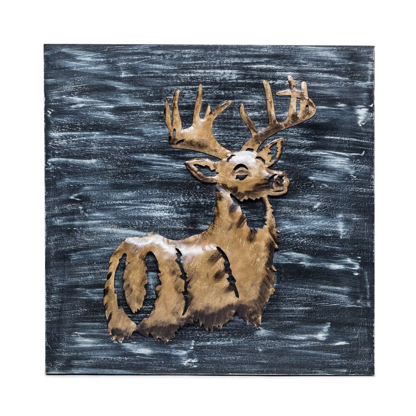 Lirash Decorative Deer 3D Wooden Metal Wall Art Décor Bunnings Australia
