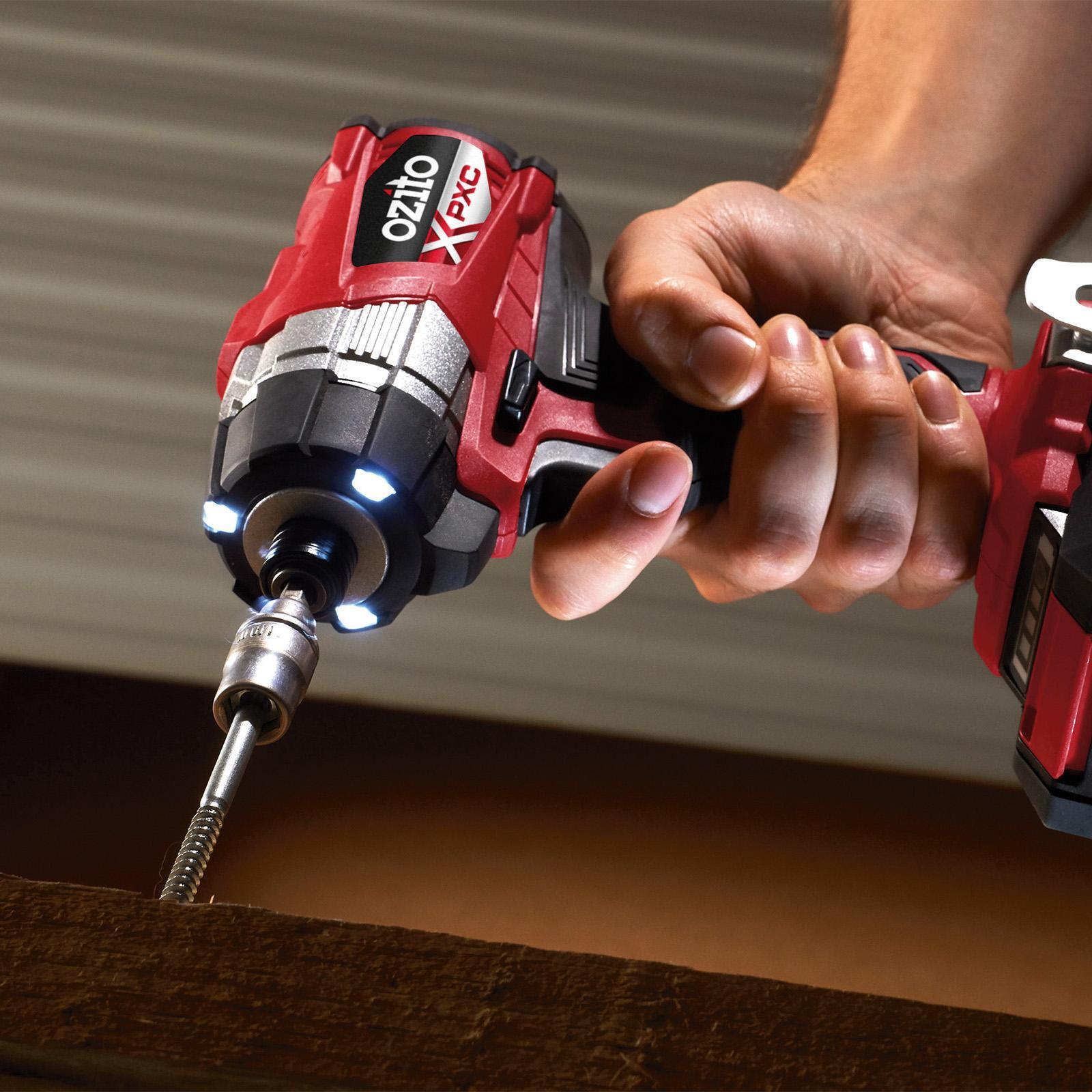 Ozito PXC 18V Brushless Drill And Impact Driver Kit Bunnings New Zealand