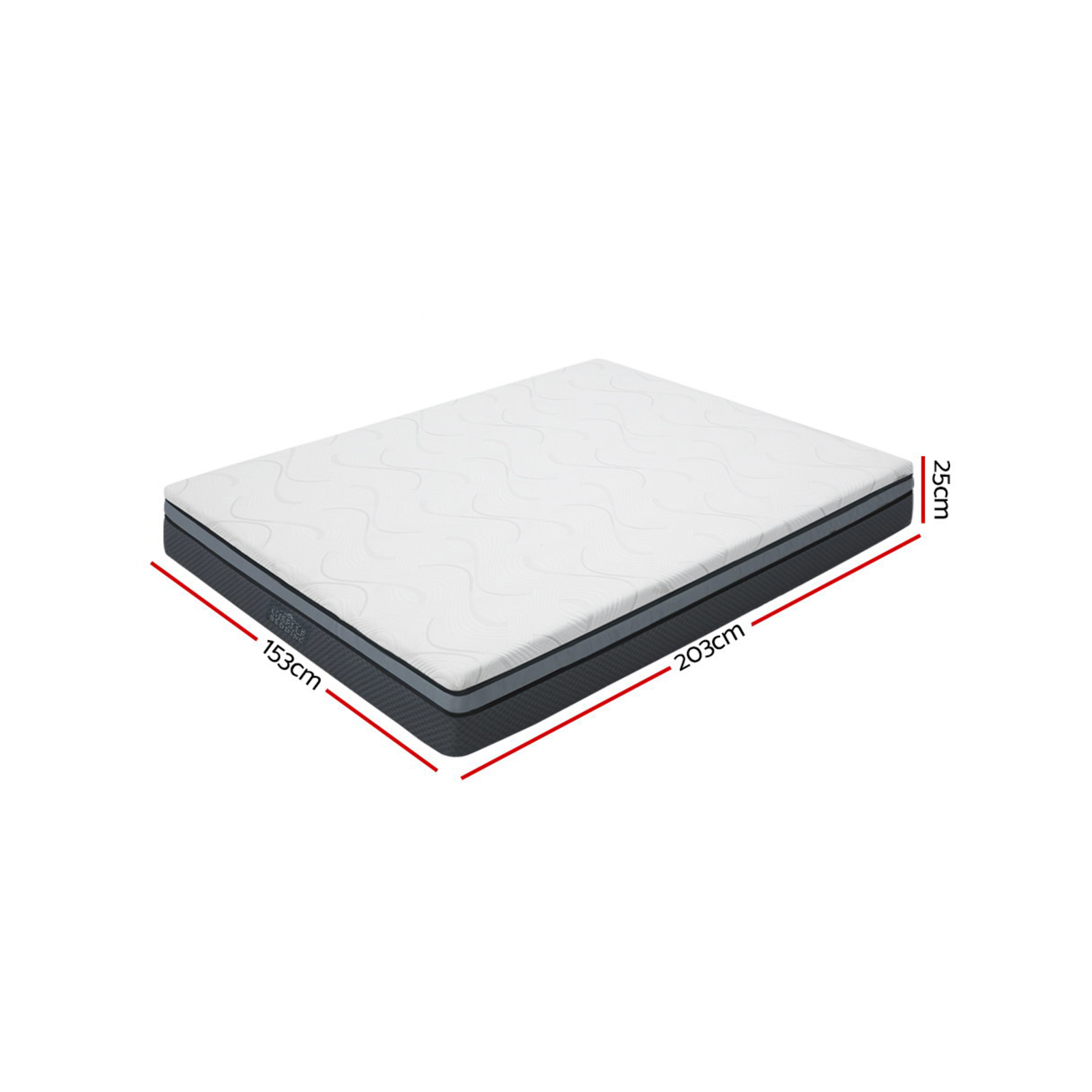 Giselle Bedding Queen Memory Foam Mattress Size Bed Cool Gel Non Spring